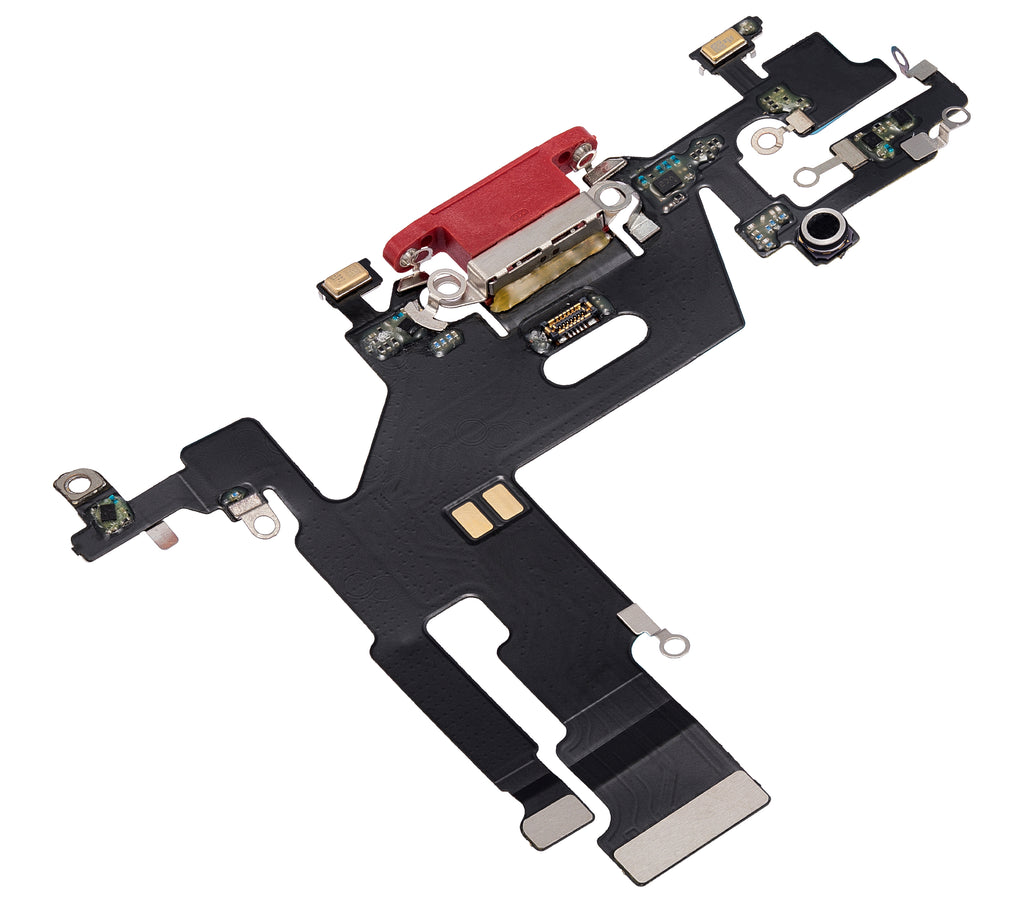Ladebuchsen-Flexkabel für iPhone 11 (Aftermarket Plus) (Rot)