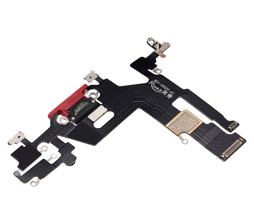 Ladebuchsen-Flexkabel für iPhone 11 (Aftermarket Plus) (Rot)