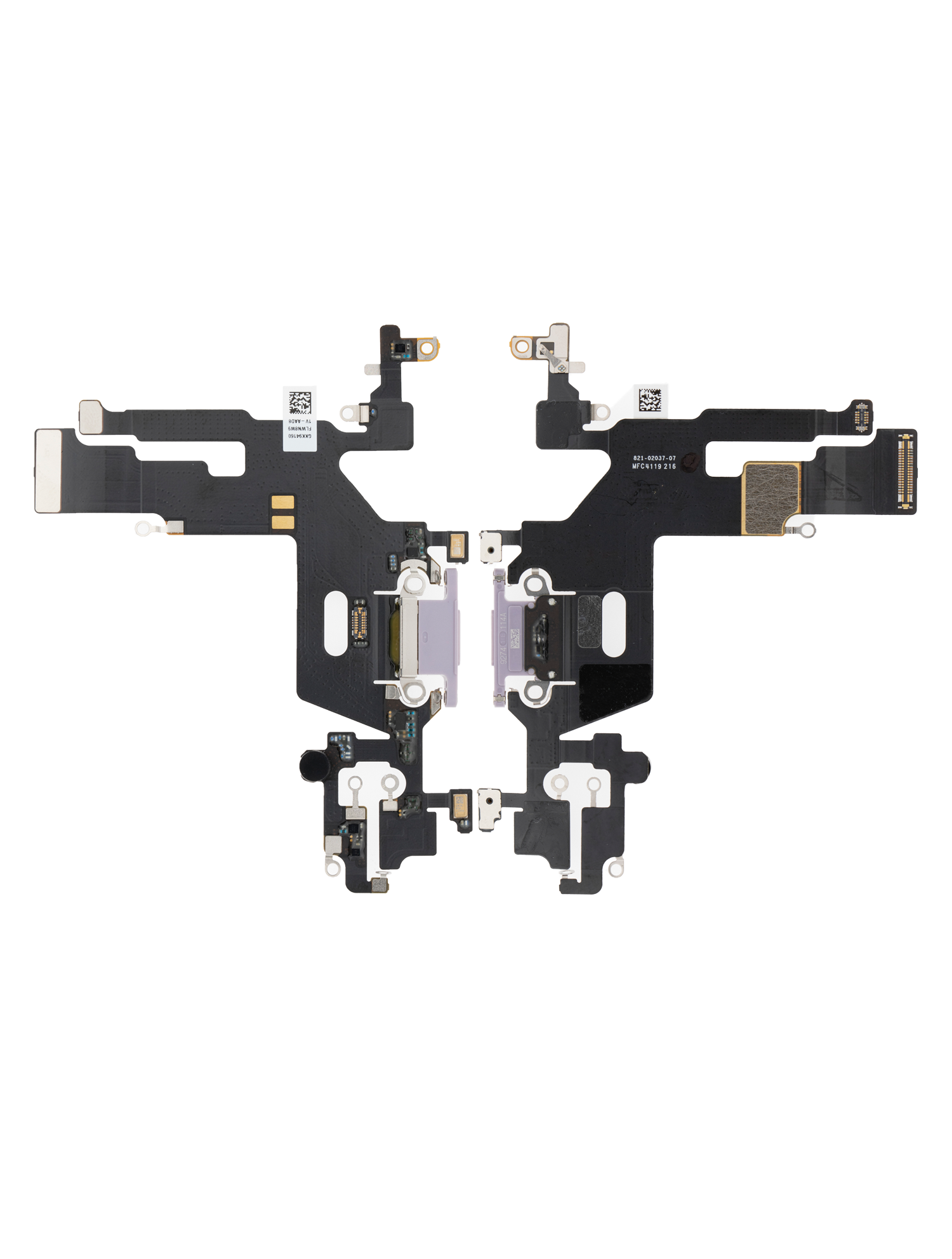 Ladebuchse-Flexkabel für iPhone 11 (Aftermarket Plus) (Violett)