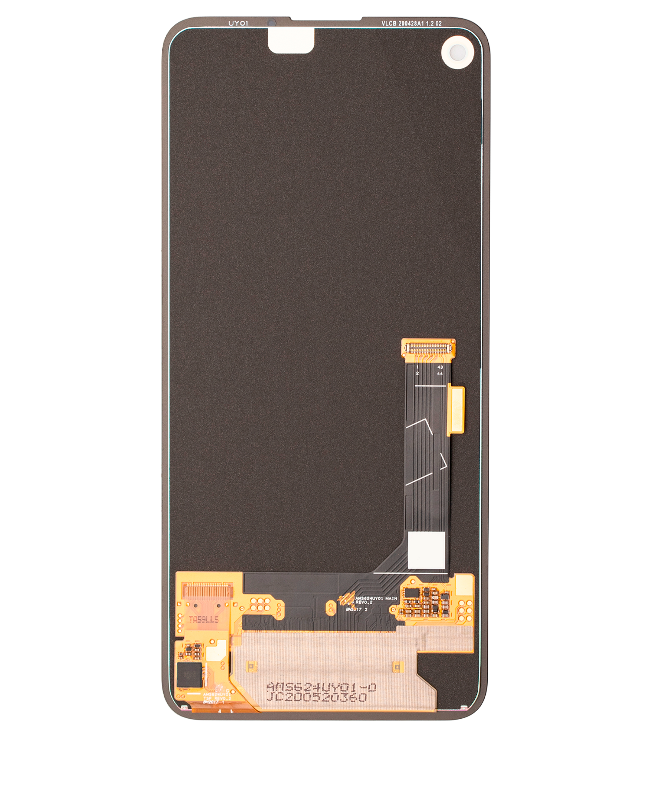 OLED-Display ohne Rahmen für Google Pixel 4a 5G (Refurbished) (Alle Farben)