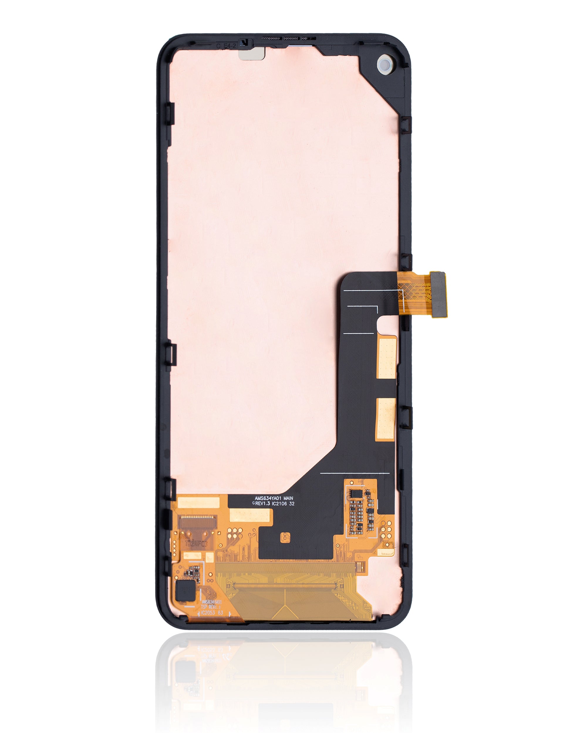 OLED-Display mit Rahmen für Google Pixel 5A 5G (Refurbished) (Schwarz)