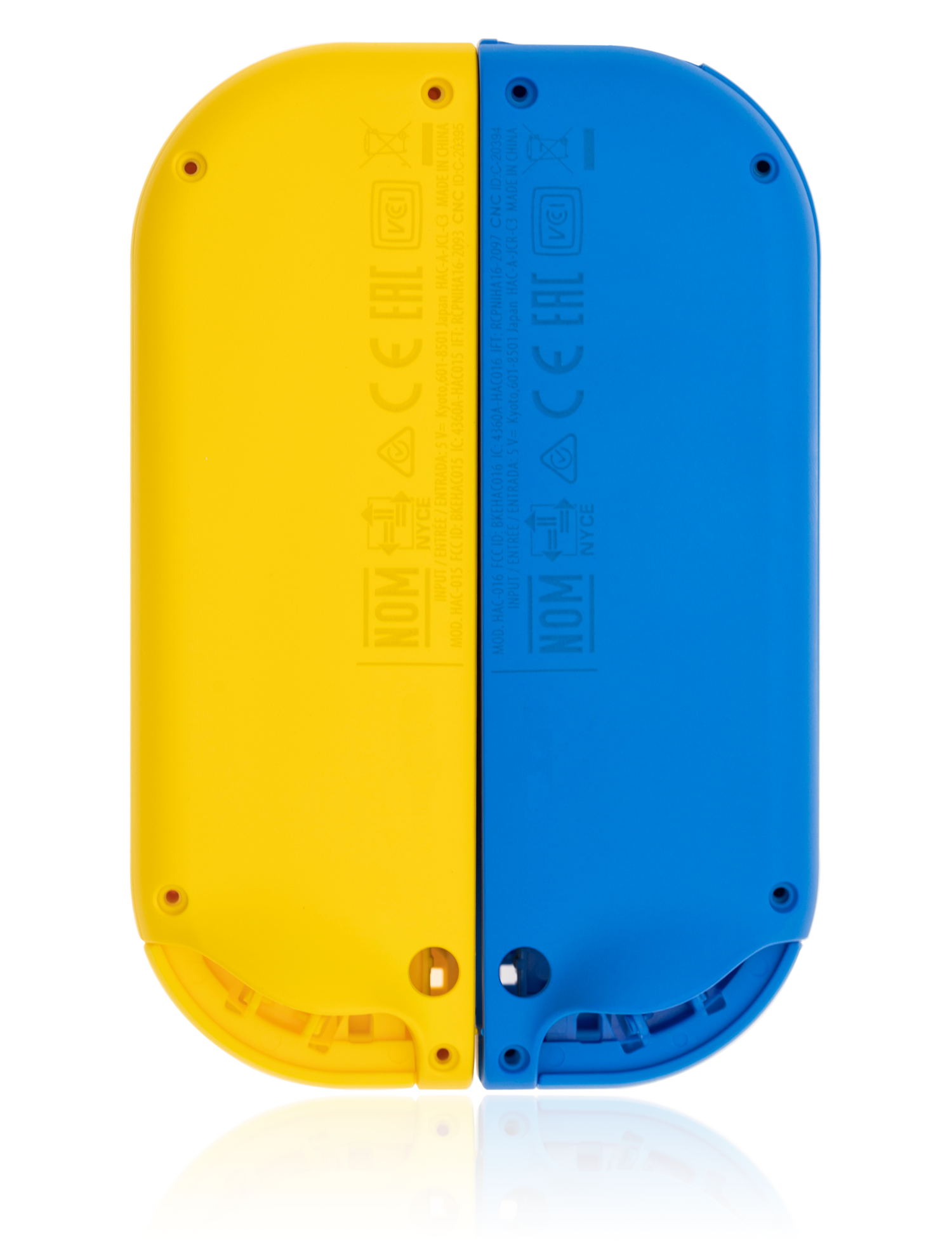 Gehäuseschale für Nintendo Switch Joy-Con Controller (Gelb / Blau)