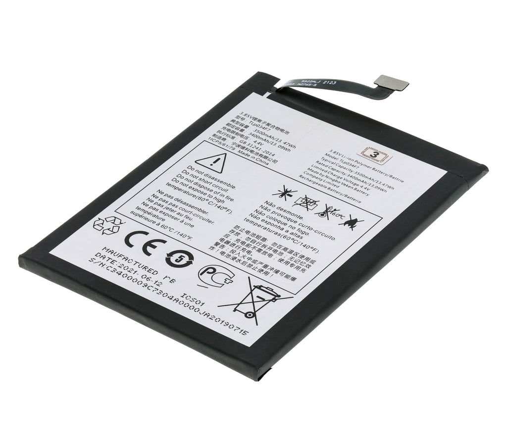 Replacement Battery for T-Mobile Revvl 4 (5007 / 2020) / Alcatel 1V (5007 / 2020) (TLp034F7)