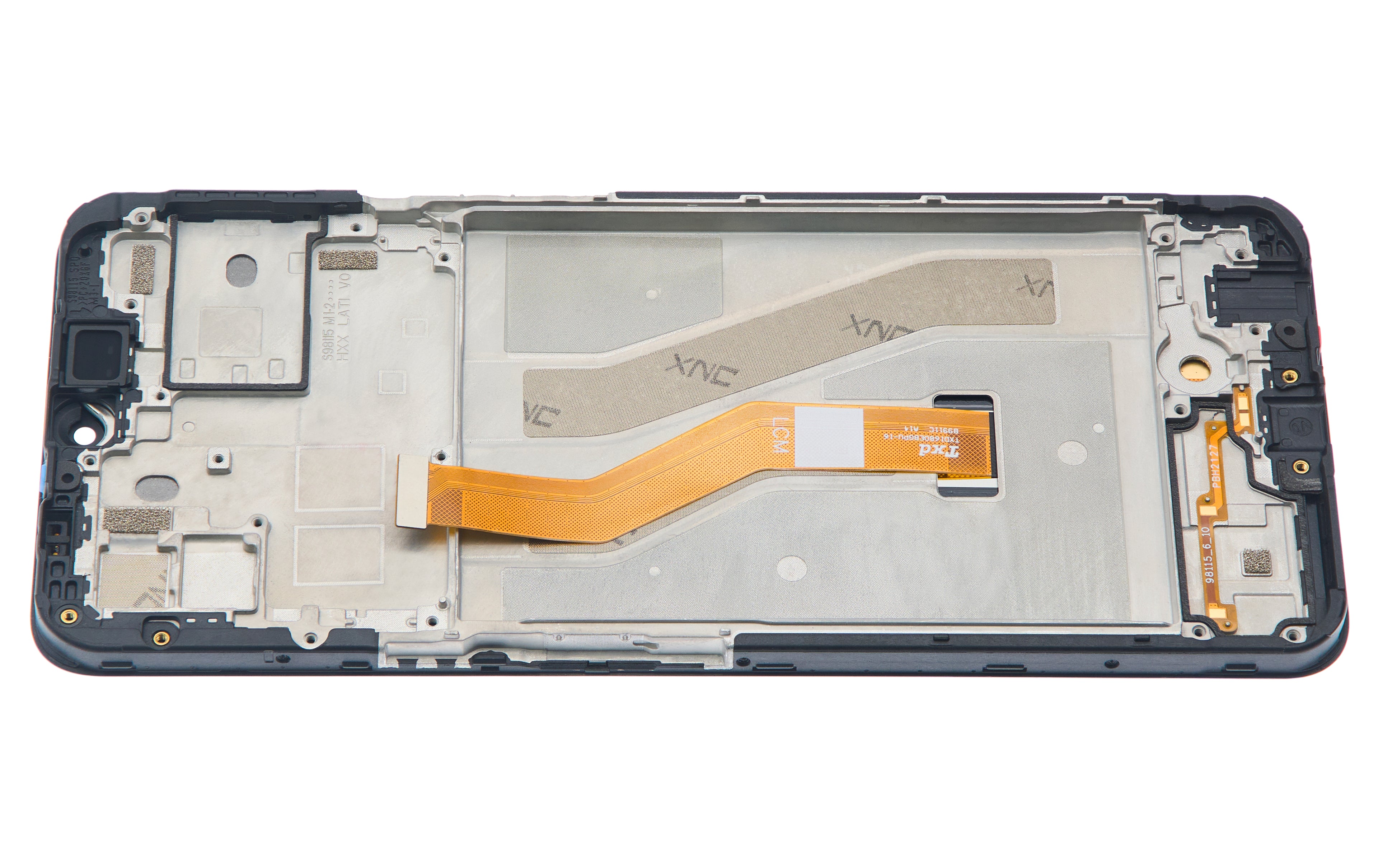 LCD-Display mit Rahmen für T-Mobile Revvl V+ 5G (Refurbished) (Alle Farben)