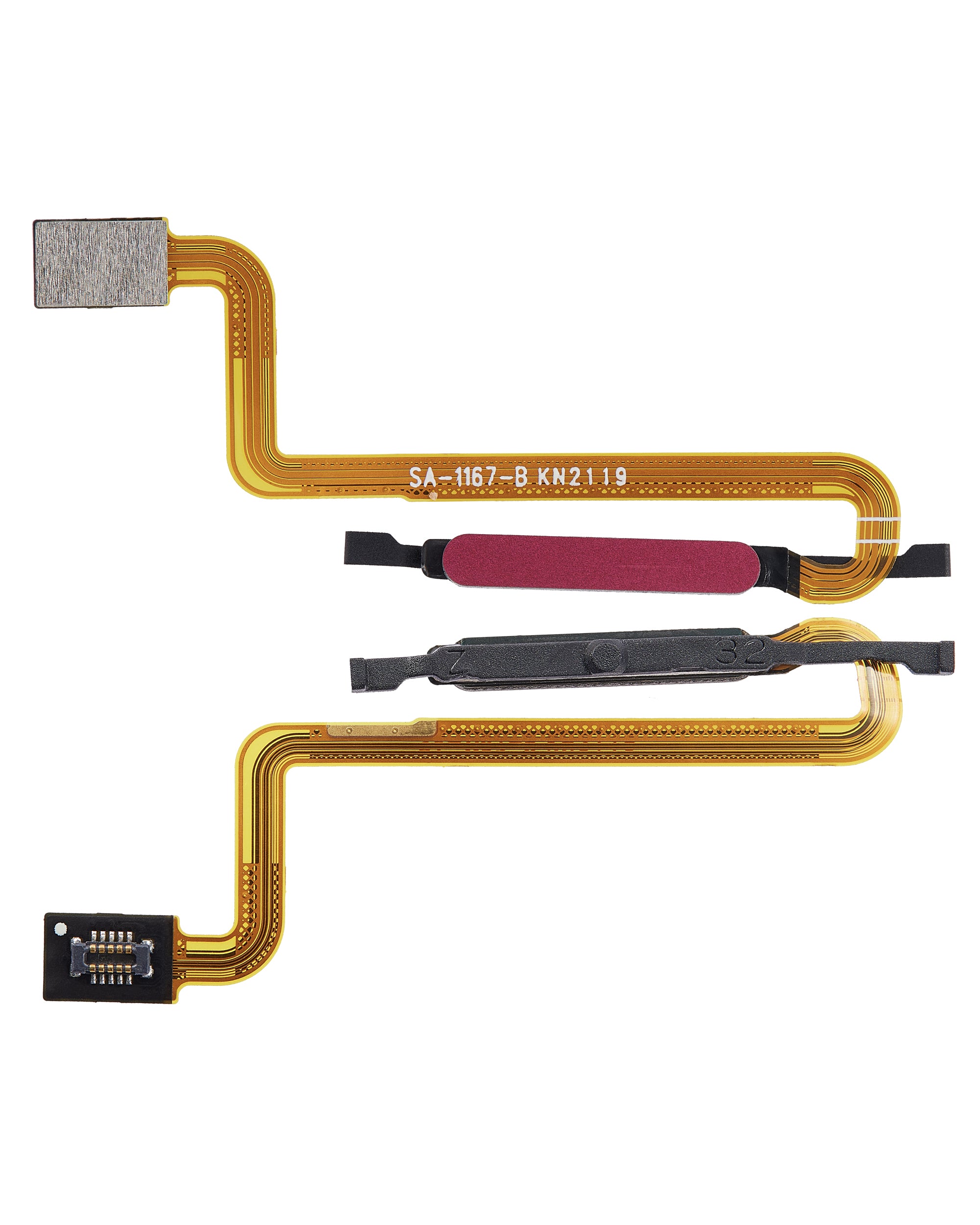 Fingerprint Sensor with Flex Cable for T-Mobile Revvl V+ 5G (Rose Red)