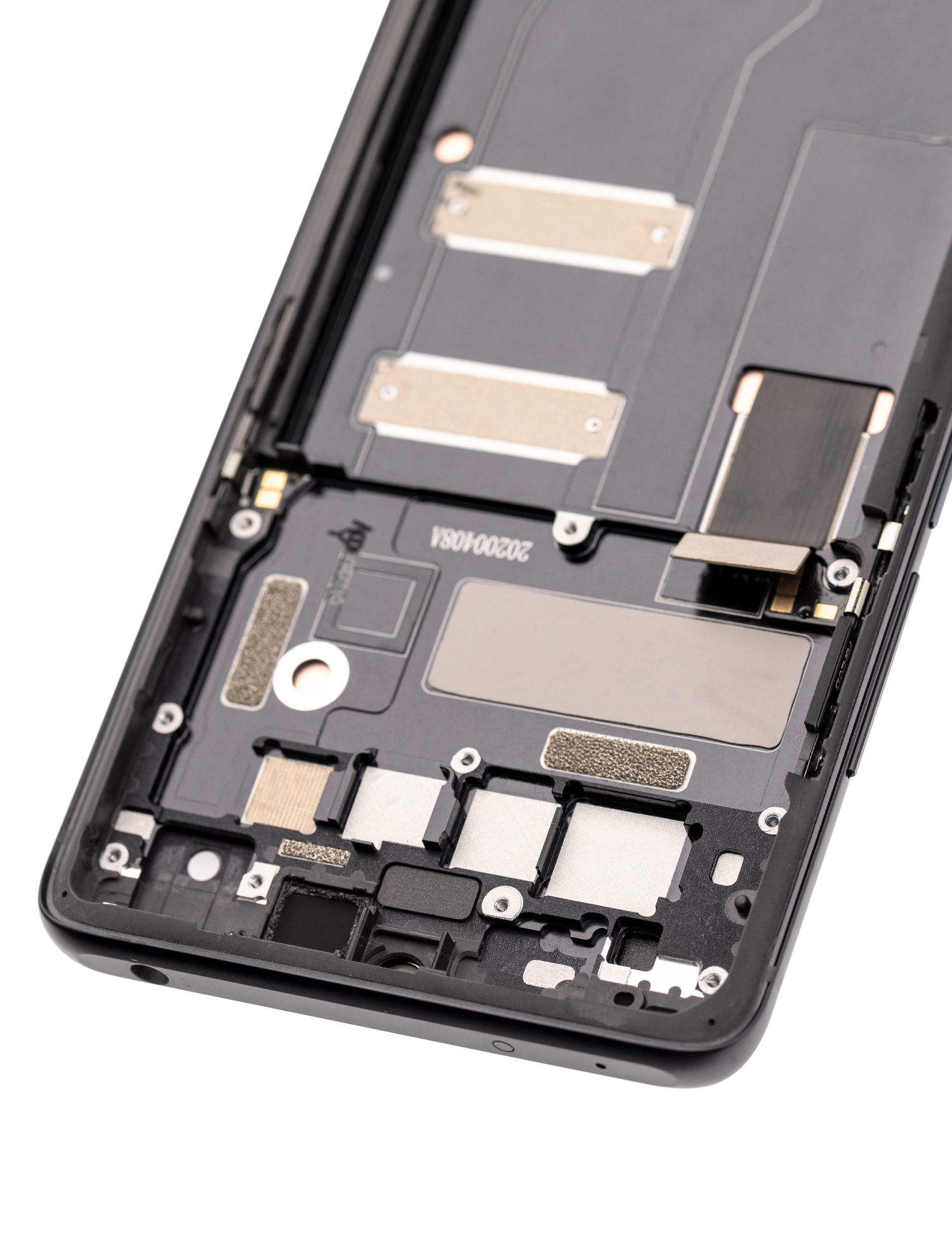 OLED Display with Frame for TCL 10 Pro (Refurbished) (Grey)