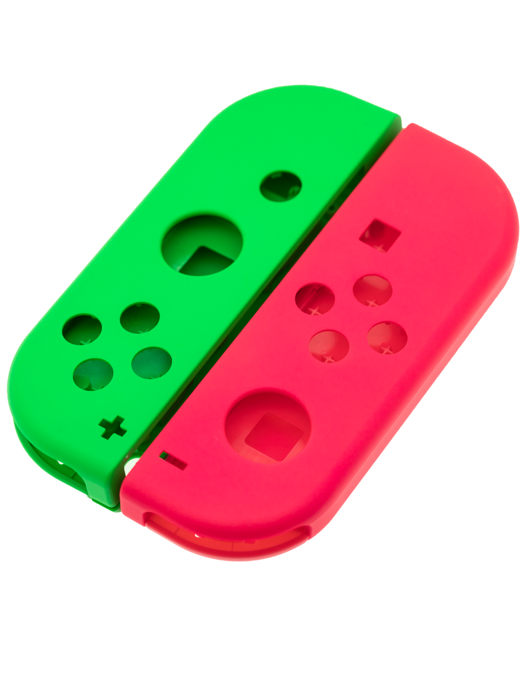 Gehäuseschale für Nintendo Switch Joy-Con-Controller (Grün / Pink)