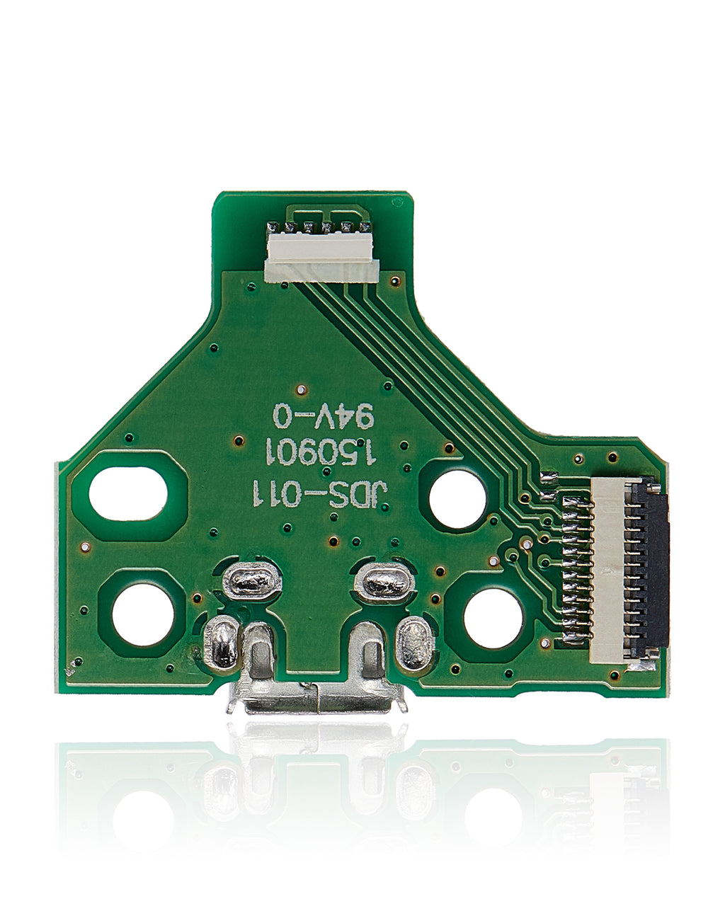 Micro-USB Charging Port Board with 12-Pin Flex Cable for PlayStation 4 Controller (Version 2: JDS-011)