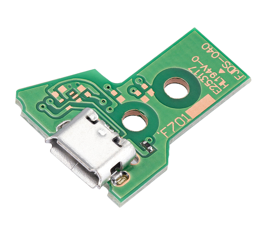 Micro USB Ladebuchse-Platine mit 12-Pin Flexkabel für PS4 Controller JDS-040