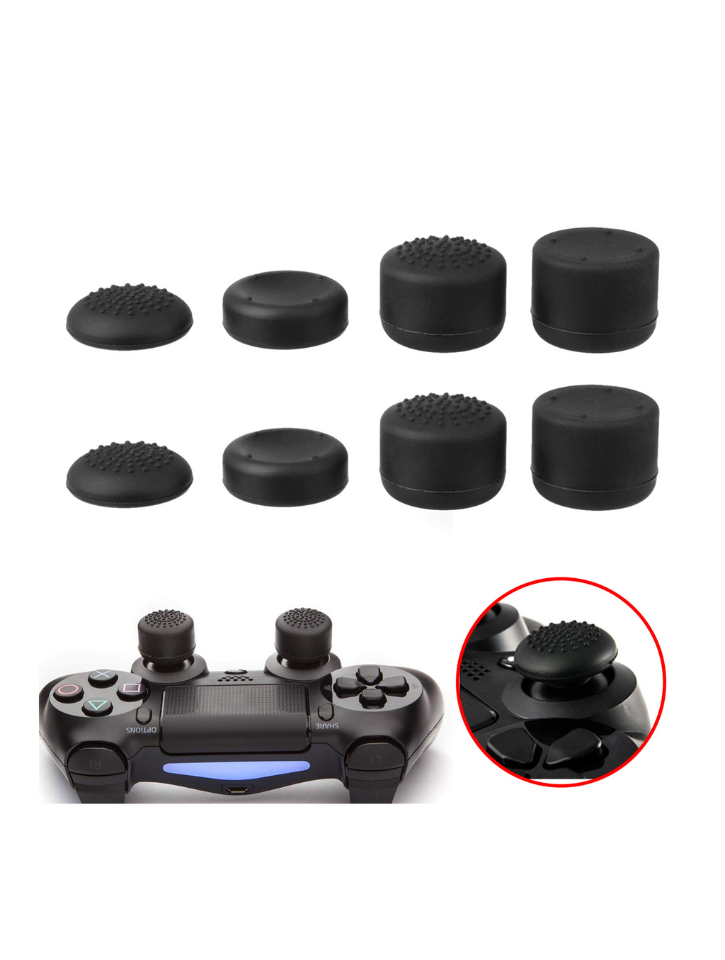 Joystick Cap for PlayStation 4 and PlayStation 5 Controllers
