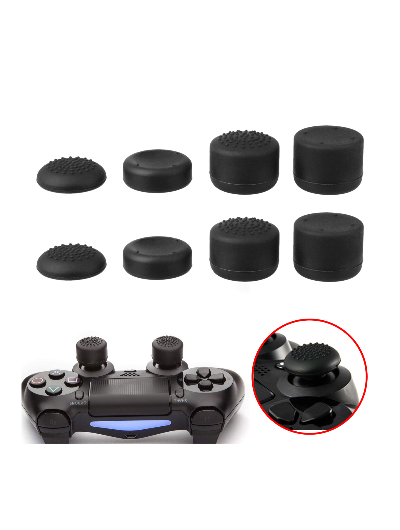 Joystick-Kappe für PlayStation 4 und PlayStation 5 Controller