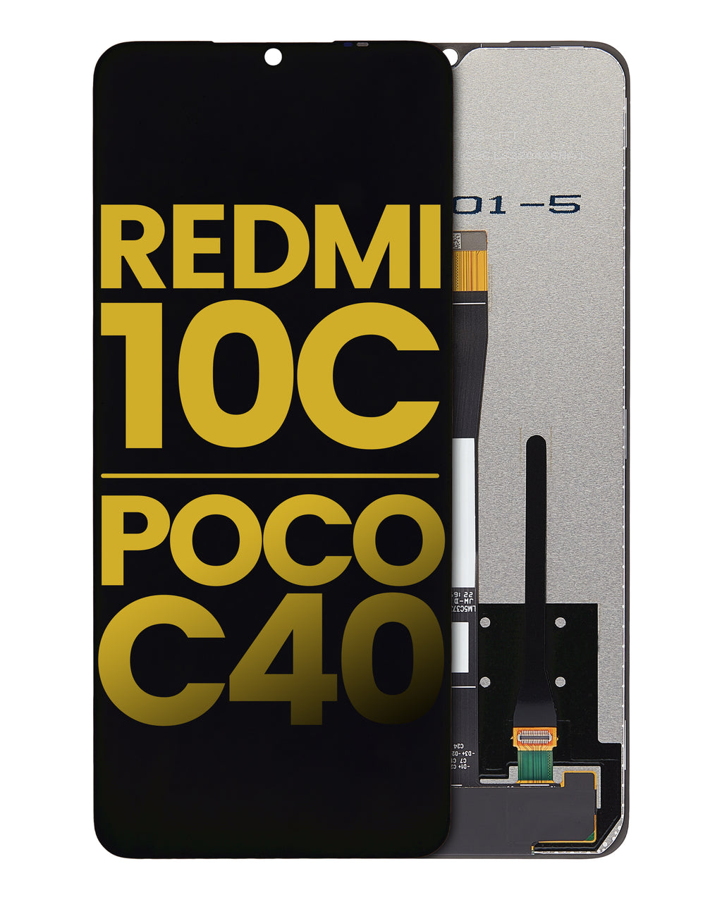 LCD-Display ohne Rahmen für Xiaomi Redmi 10C/10 Power/Poco C40 (Refurbished)