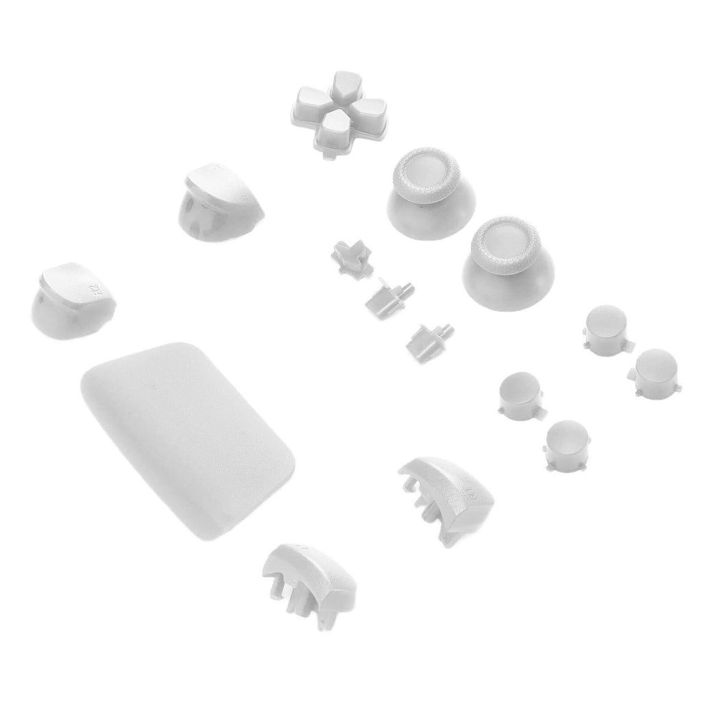 Controller-Tasten-Set für PlayStation 5 (16 Piece Set) (Weiß)