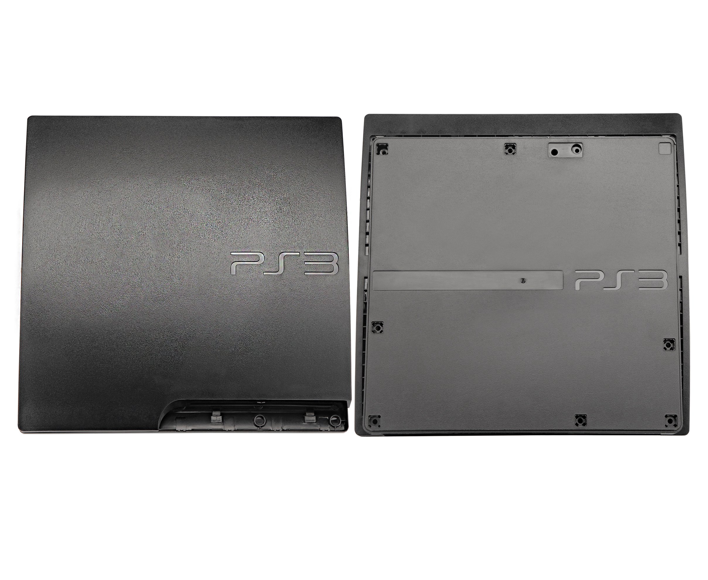 Ober- und Untergehäuse für PlayStation 3 Slim (Schwarz)