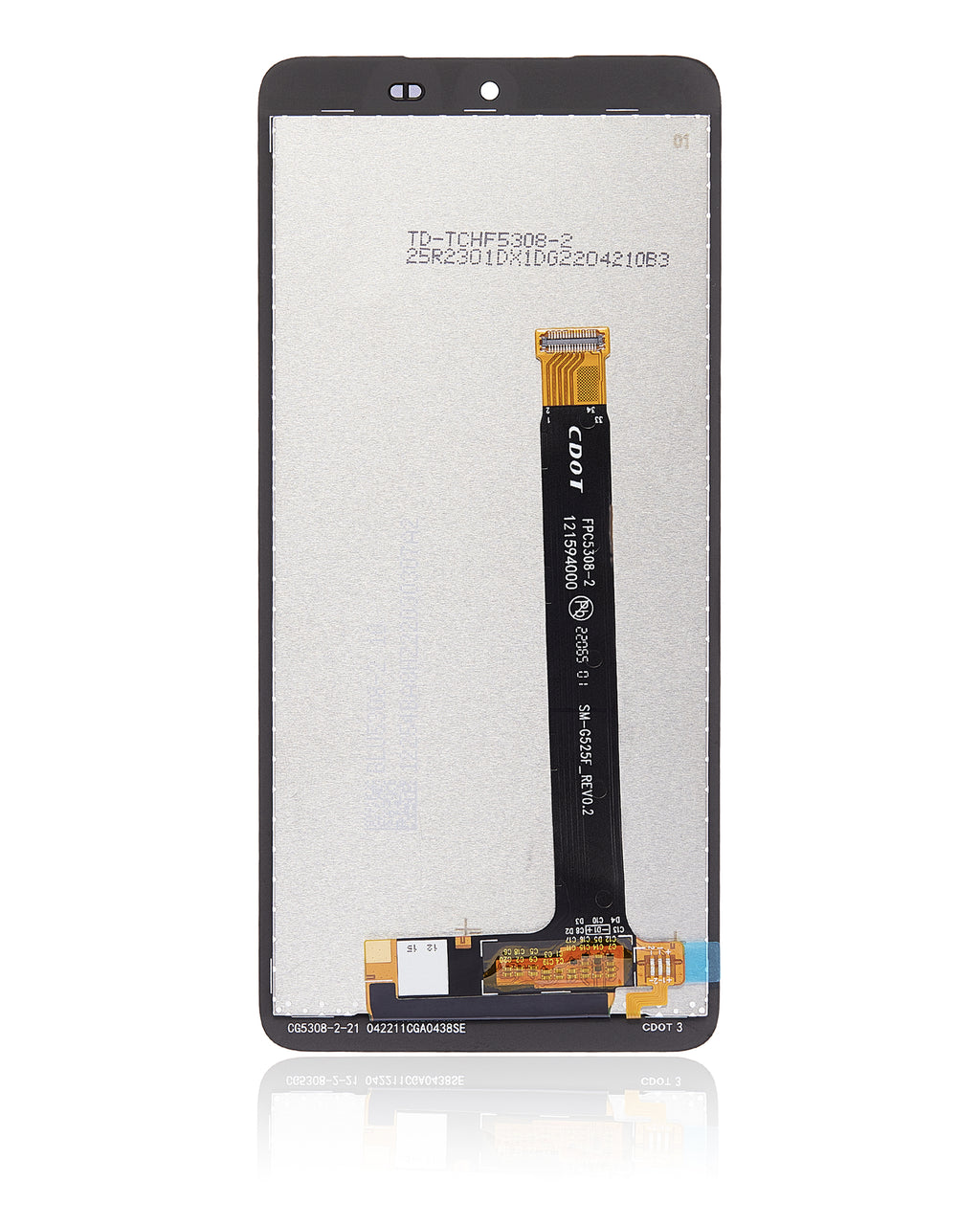 LCD-Komplettbaugruppe ohne Rahmen für Samsung Galaxy XCover 5 Refurb. Schwarz