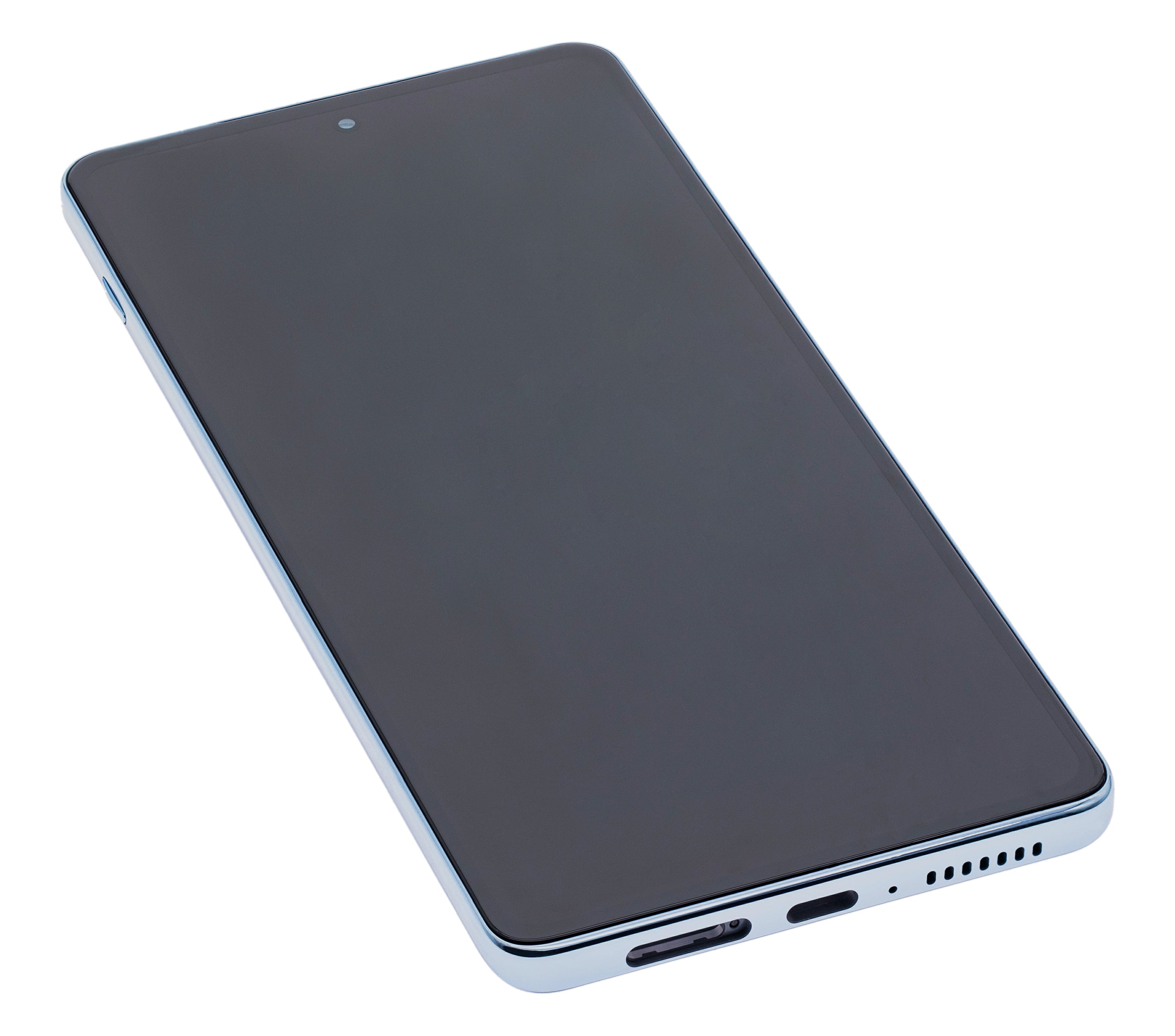 LCD-Display mit Rahmen für Motorola Edge 20 Pro (XT2153-1 / 2021) (Refurbished) (Iridescent Cloud)