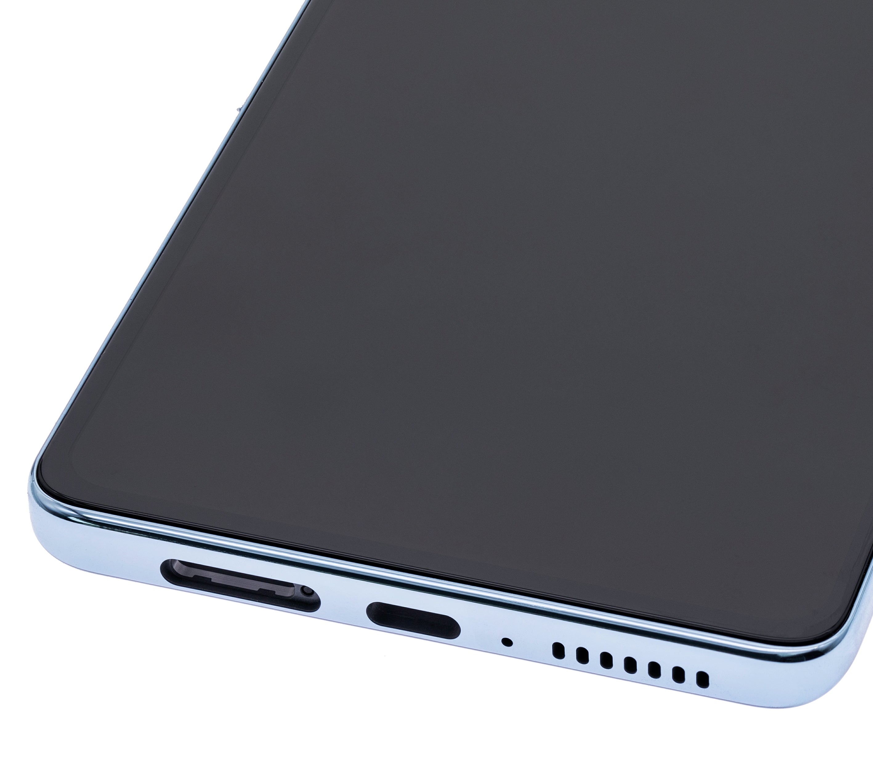 LCD-Display mit Rahmen für Motorola Edge 20 Pro (XT2153-1 / 2021) (Refurbished) (Iridescent Cloud)