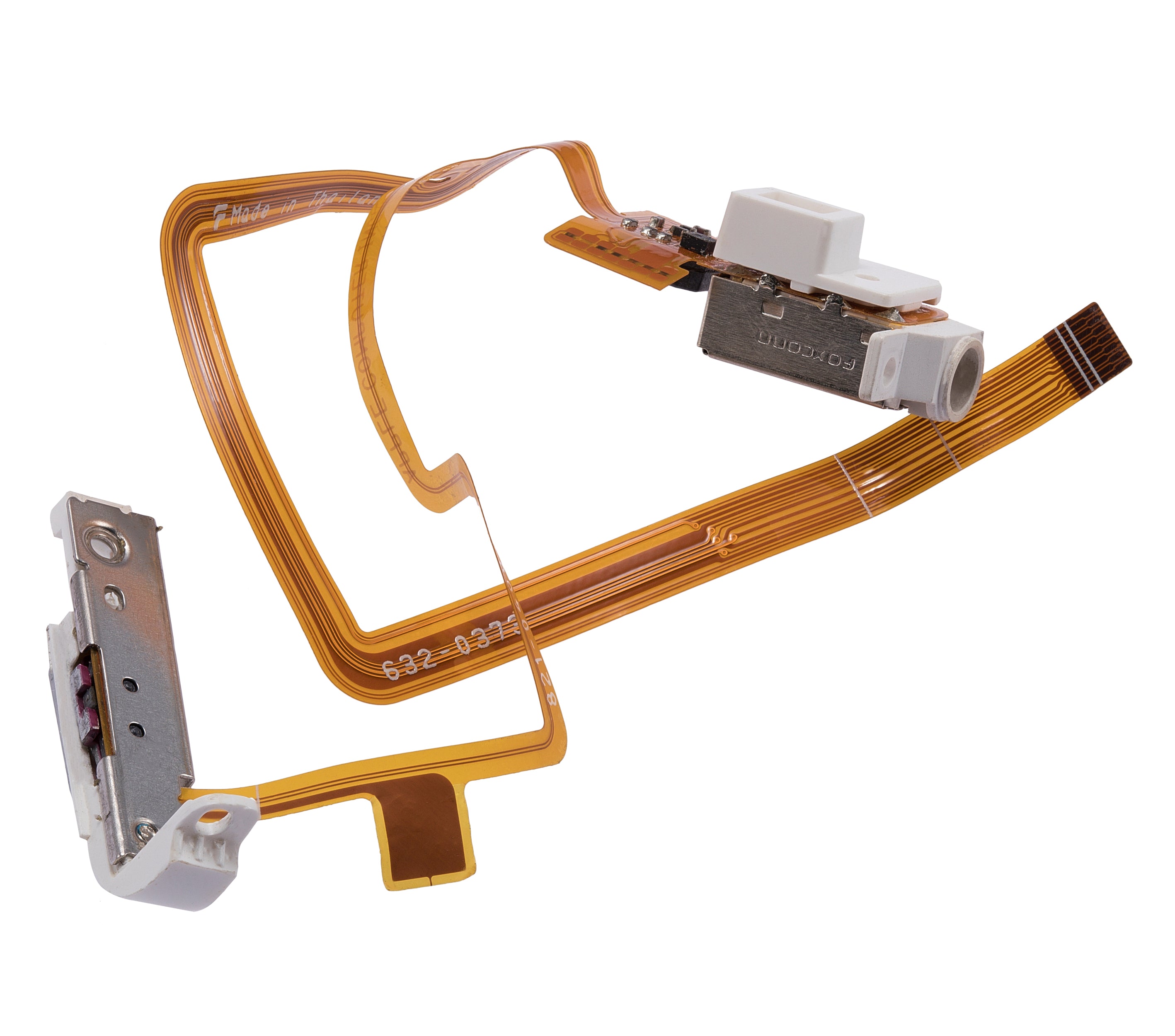 Headphone Jack Flex Cable for iPod Classic (White)