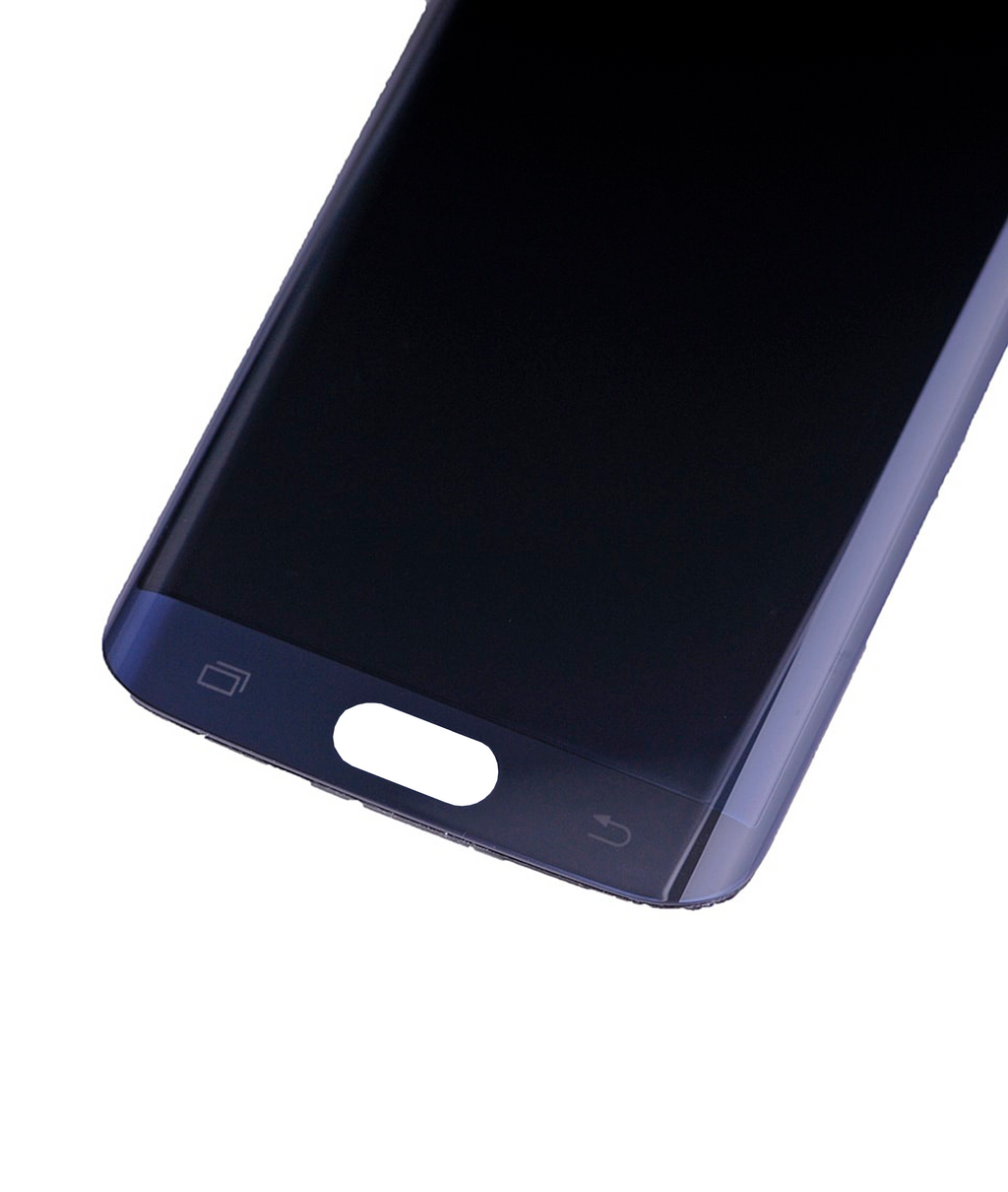 OLED-Display ohne Rahmen für Samsung Galaxy S6 Edge (Qualität B) (Black Sapphire)