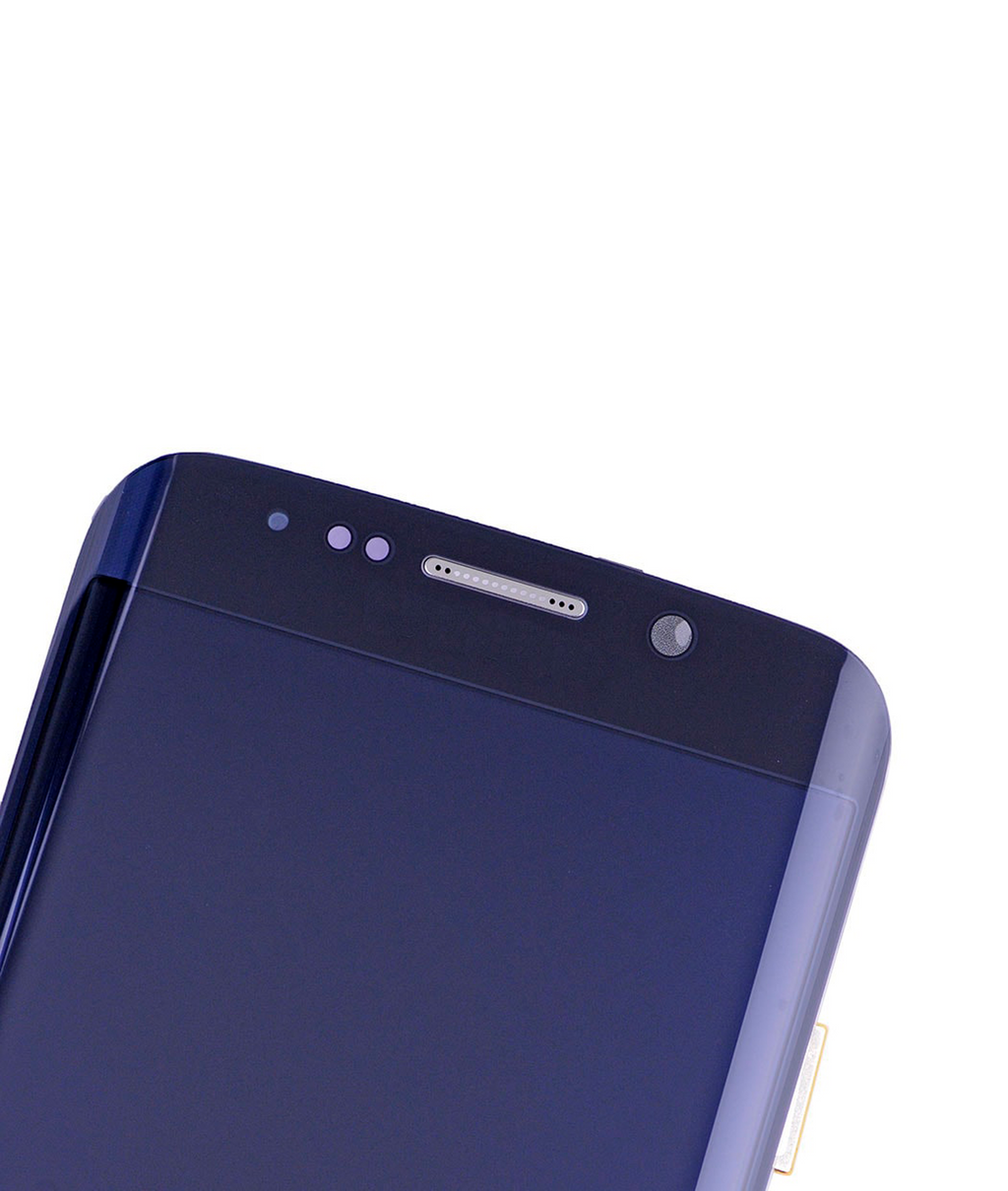 OLED-Display ohne Rahmen für Samsung Galaxy S6 Edge (Qualität B) (Black Sapphire)