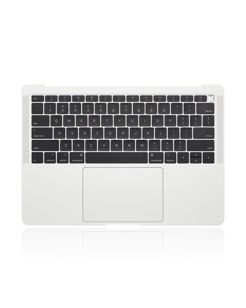Top Case with Keyboard & Battery for MacBook Air 13" A1932 (2018/2019) US-English used OEM removal, Grade B (Silver)