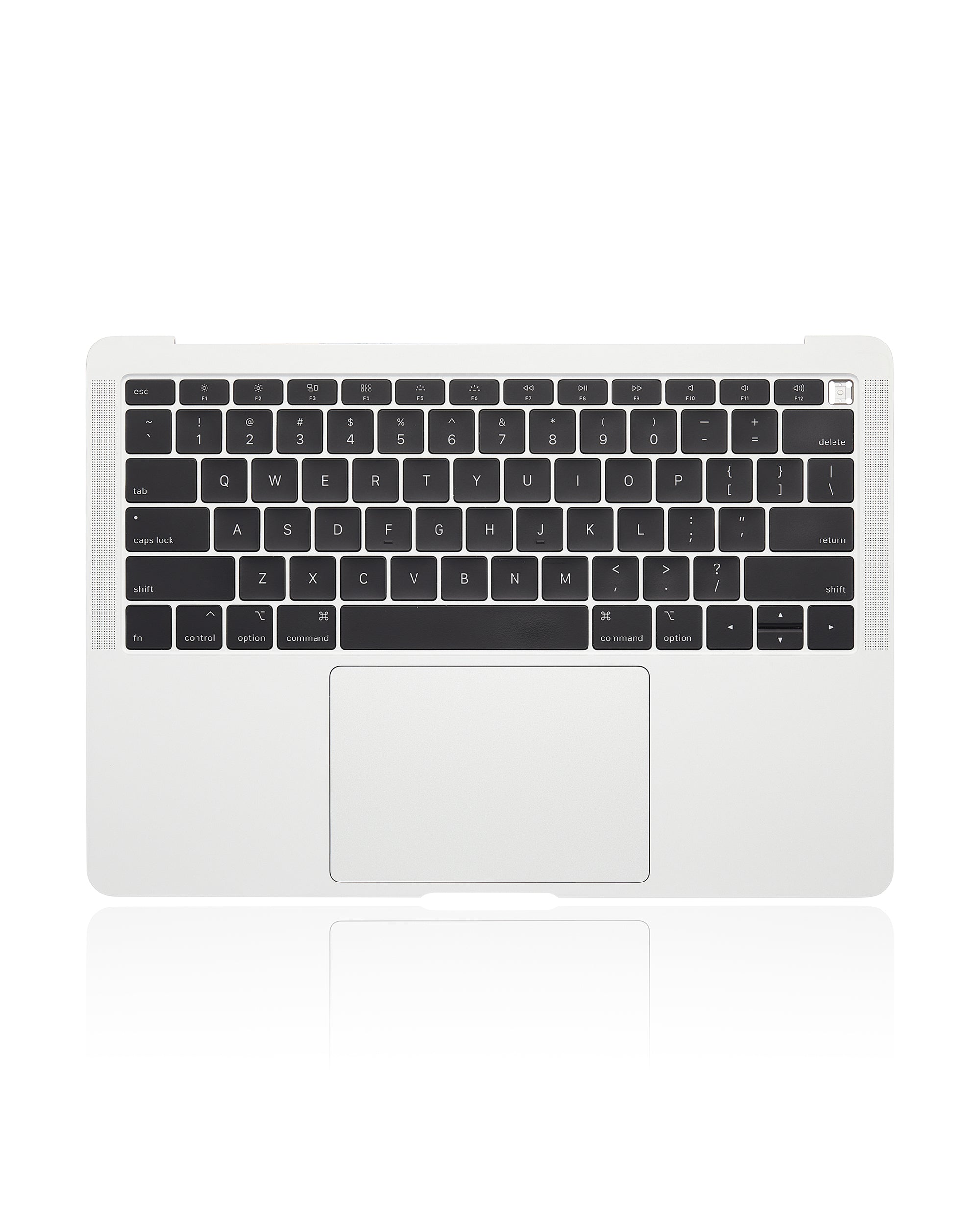 Top Case with Keyboard & Battery for MacBook Air 13" A1932 (2018/2019) US-English used OEM removal, Grade B (Silver)