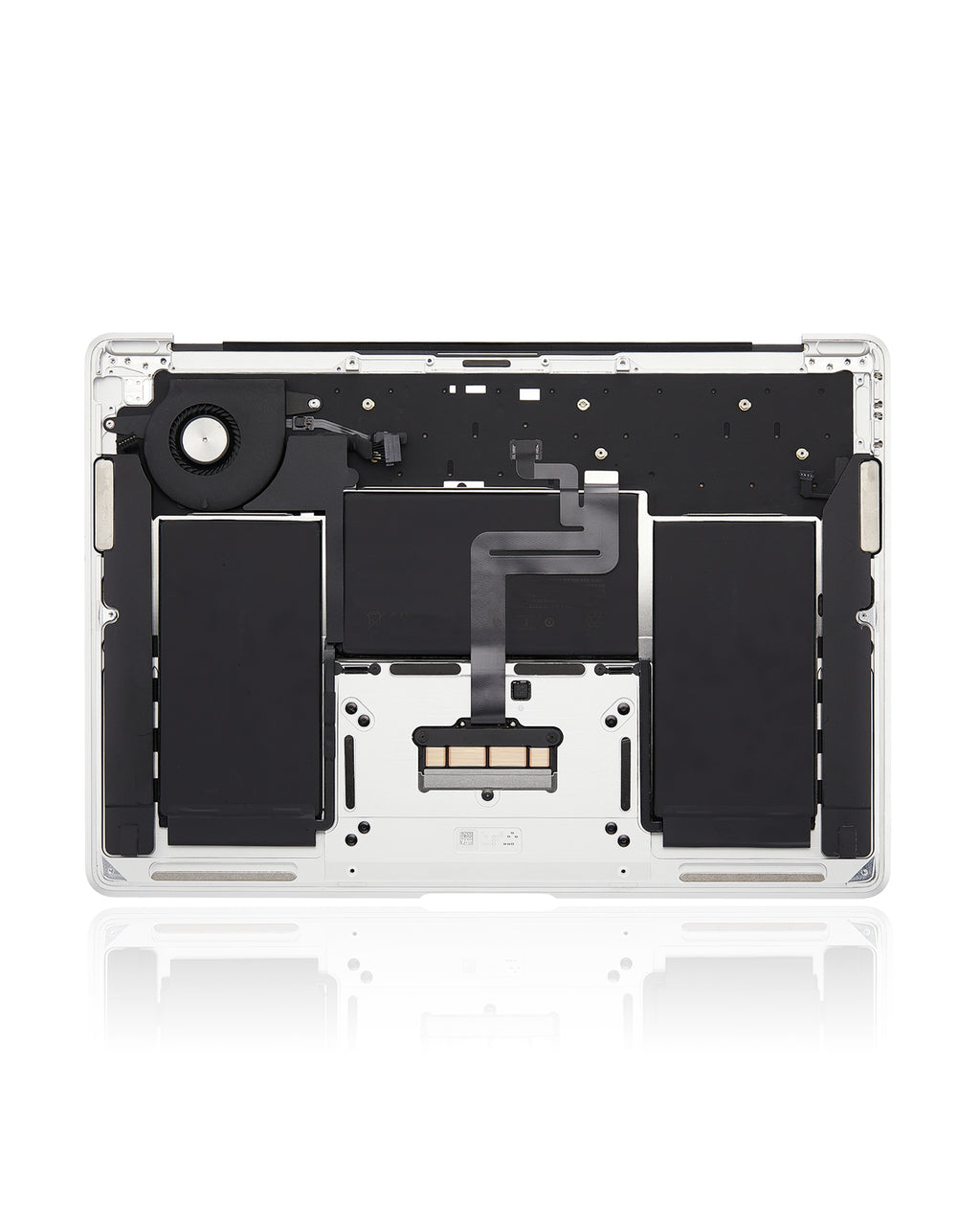 Top Case with Keyboard & Battery for MacBook Air 13" A1932 (2018/2019) US-English used OEM removal, Grade B (Silver)