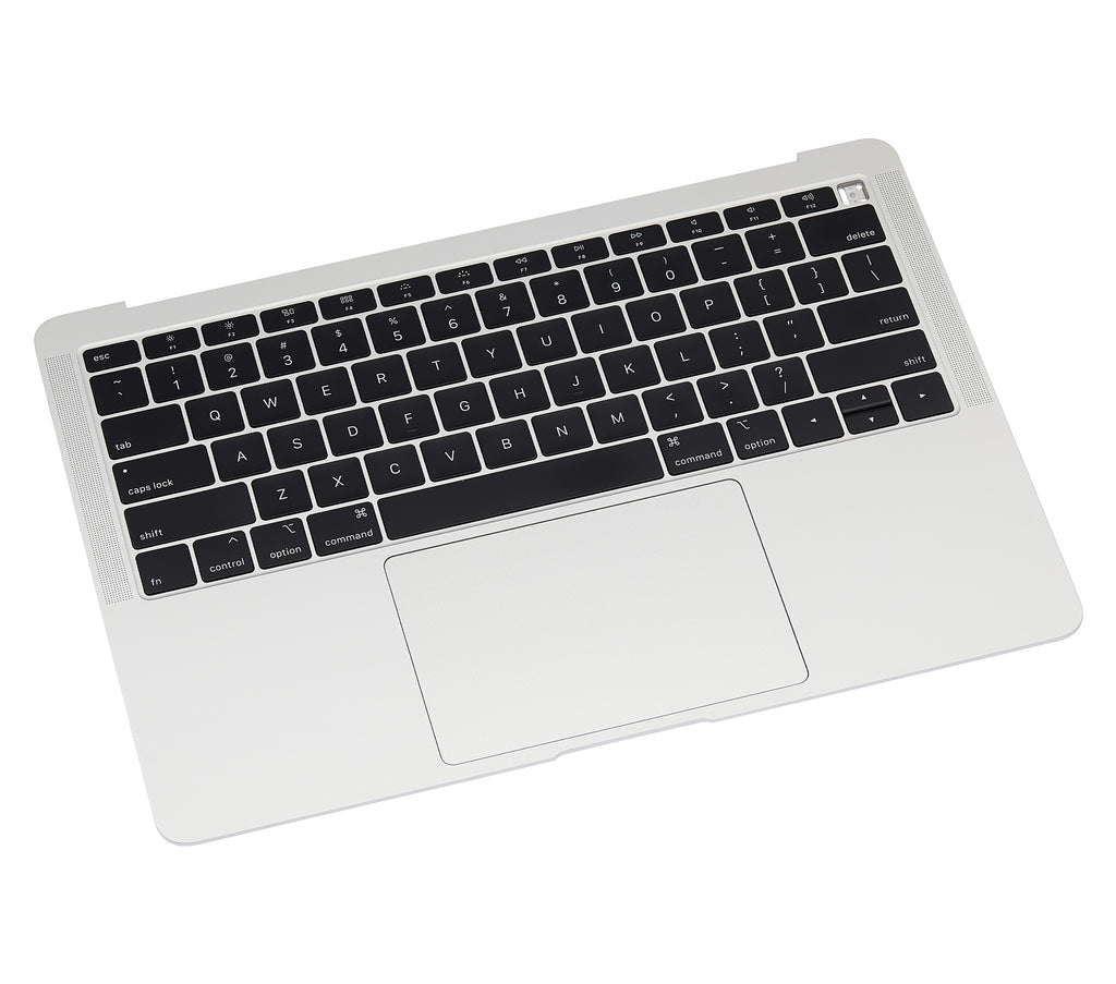 Top Case with Keyboard & Battery for MacBook Air 13" A1932 (2018/2019) US-English used OEM removal, Grade B (Silver)
