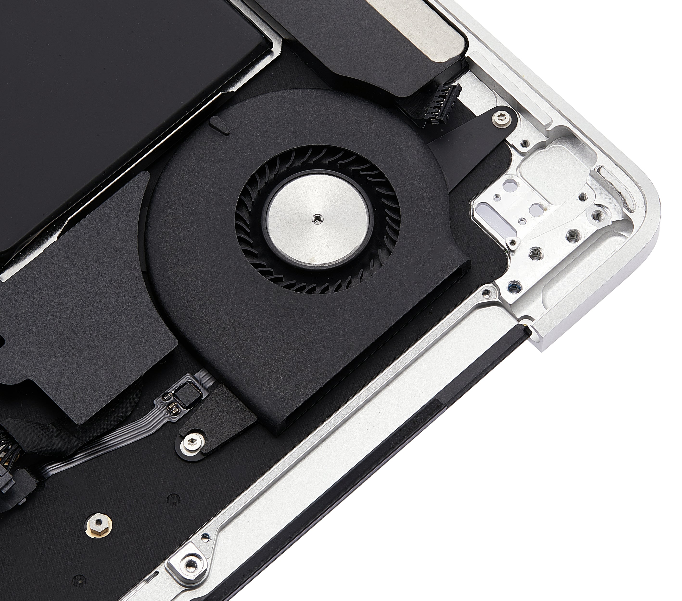 Top Case with Keyboard & Battery for MacBook Air 13" A1932 (2018/2019) US-English used OEM removal, Grade B (Silver)