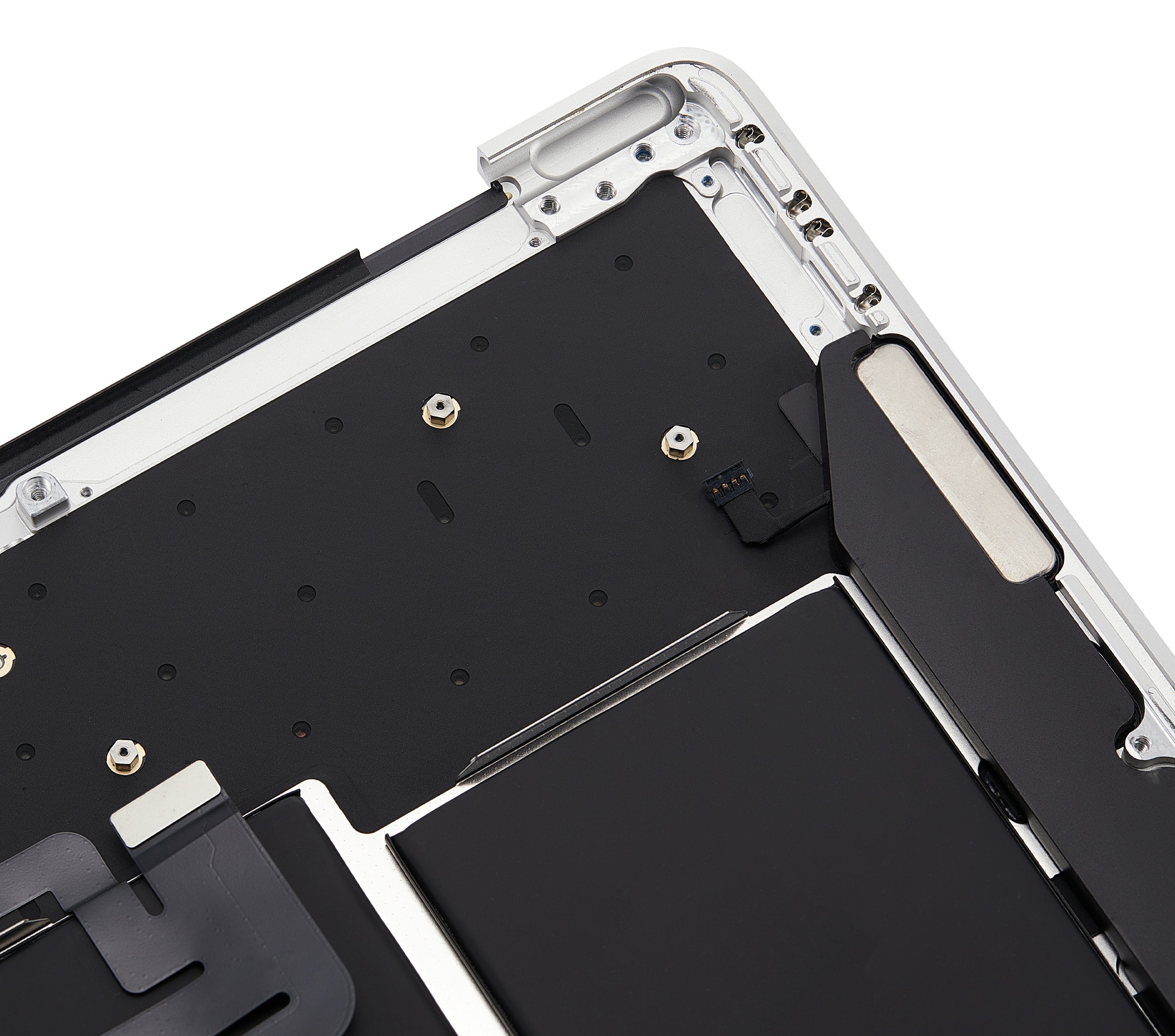 Top Case with Keyboard & Battery for MacBook Air 13" A1932 (2018/2019) US-English used OEM removal, Grade B (Silver)