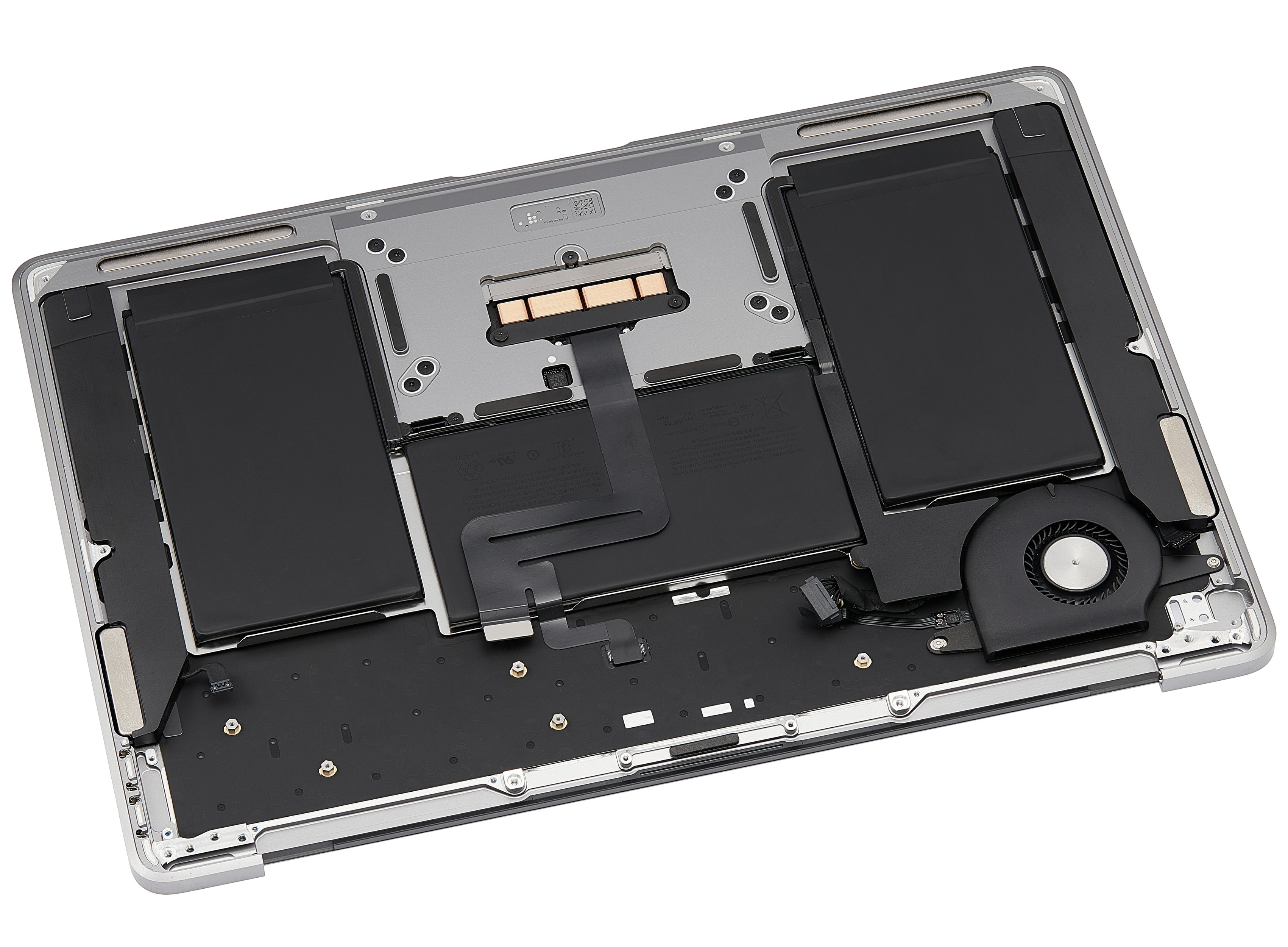 Top Case with Keyboard and Battery for MacBook Air 13" A1932 (2018/2019) (US Keyboard) (Used OEM Pull, Quality B) Space Gray