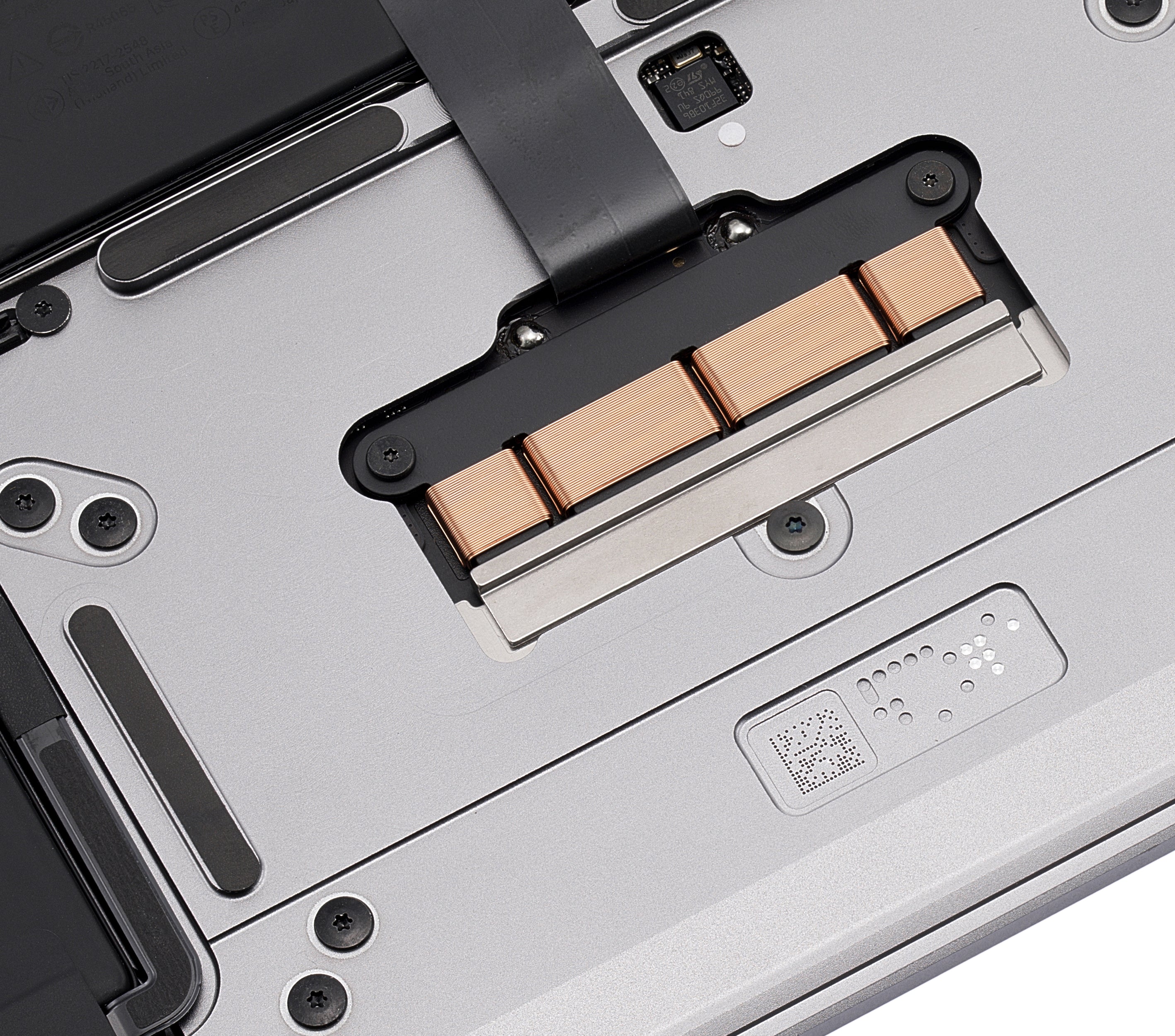 Top Case with Keyboard and Battery for MacBook Air 13" A1932 (2018/2019) (US Keyboard) (Used OEM Pull, Quality B) Space Gray
