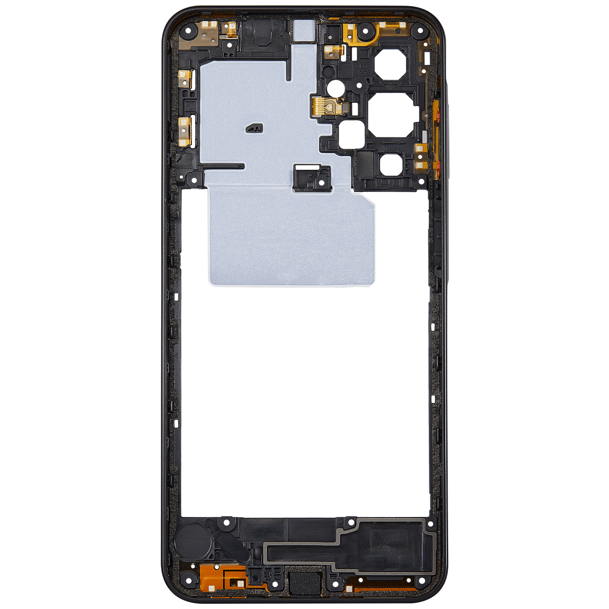 Midframe/Rahmen für Samsung Galaxy A17 5G (A176 / 2025) (Schwarz)