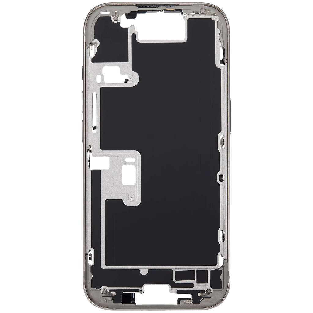 Midframe/Rahmen mit Power And Volume Button für iPhone 16 Pro (US-Version) (Aftermarket Plus) (Natural Titanium)