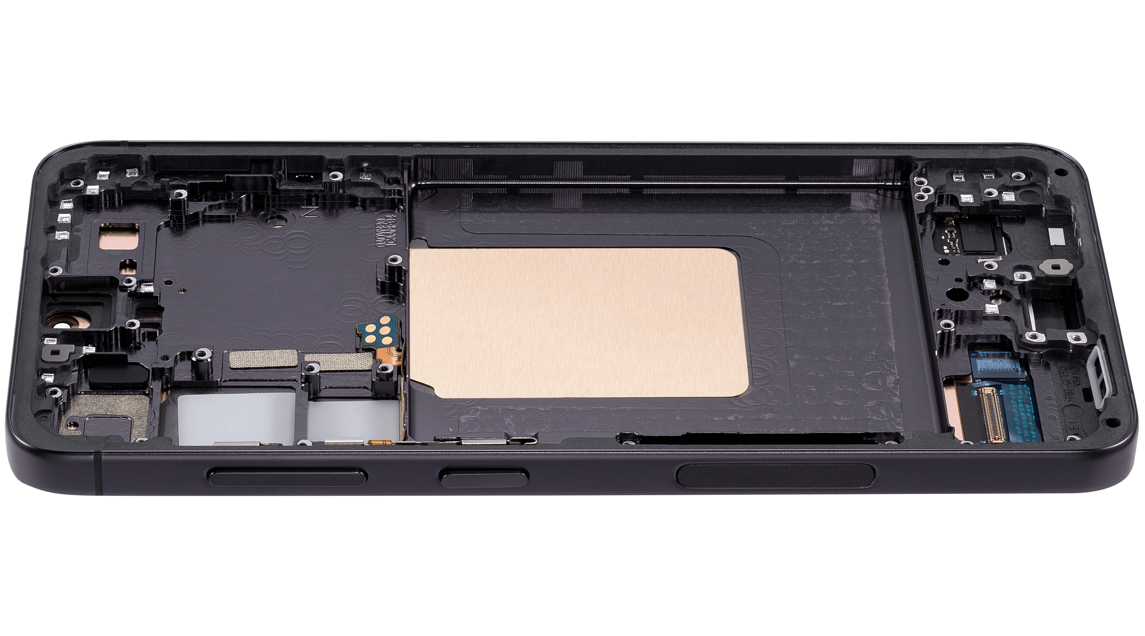OLED-Display mit Rahmen für Samsung Galaxy S24 5G (US & Internationale Version) (Aftermarket Plus) (Onyx Black)