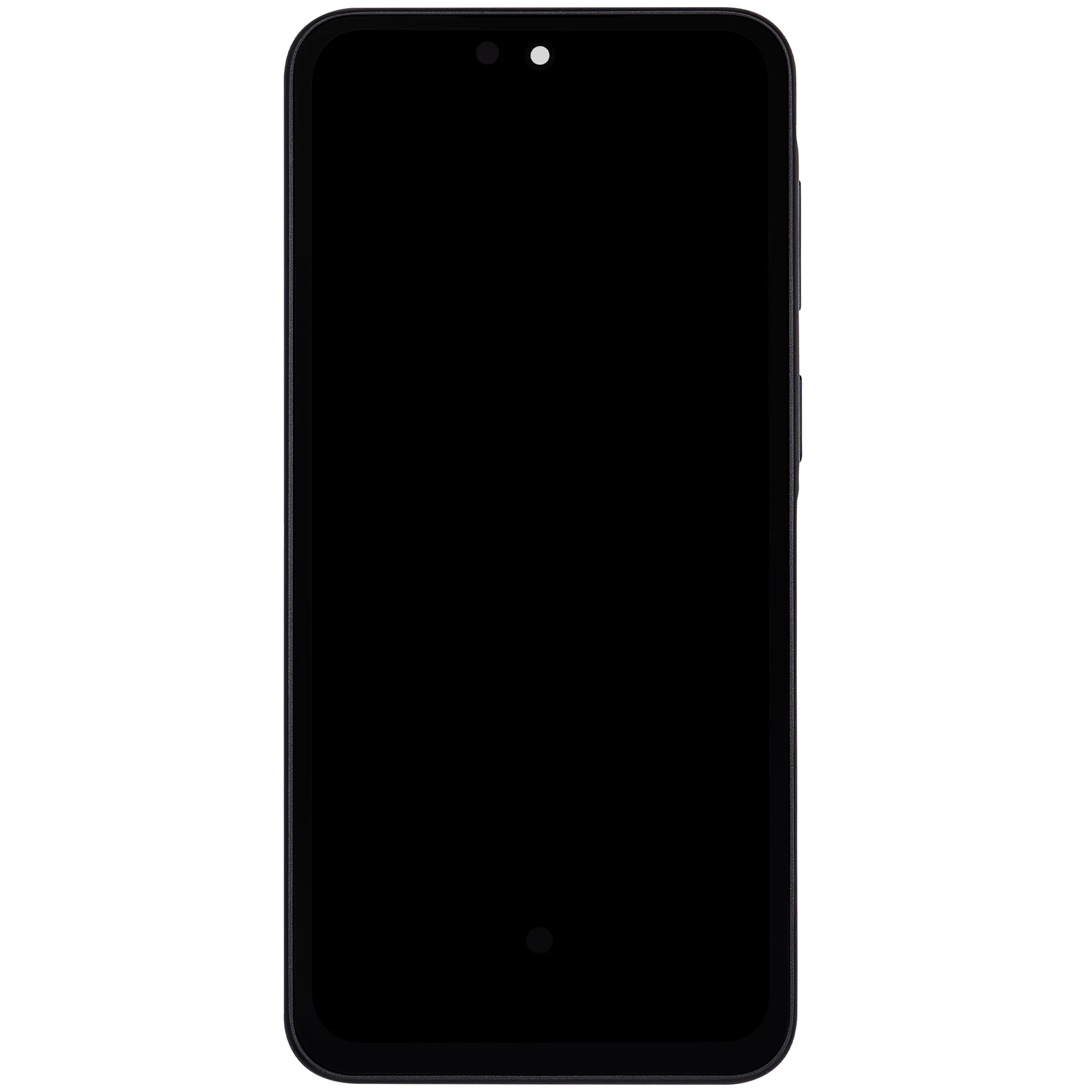 OLED-Display mit Rahmen für Samsung Galaxy A37 5G (A376 / 2026) (6.62") (Aftermarket Plus) (Charkoal)
