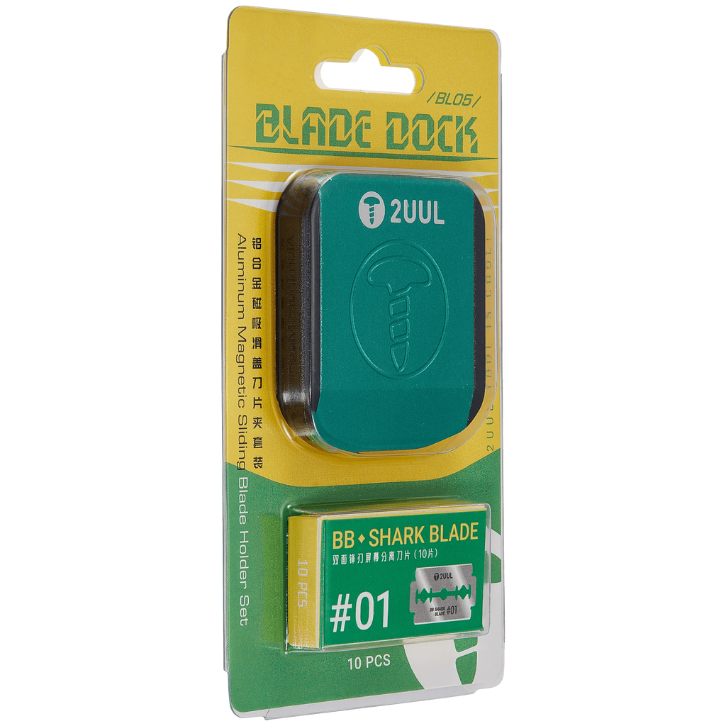 BL05 Blade Dock Aluminum Magnetic Sliding Blade Holder Set (2UUL)