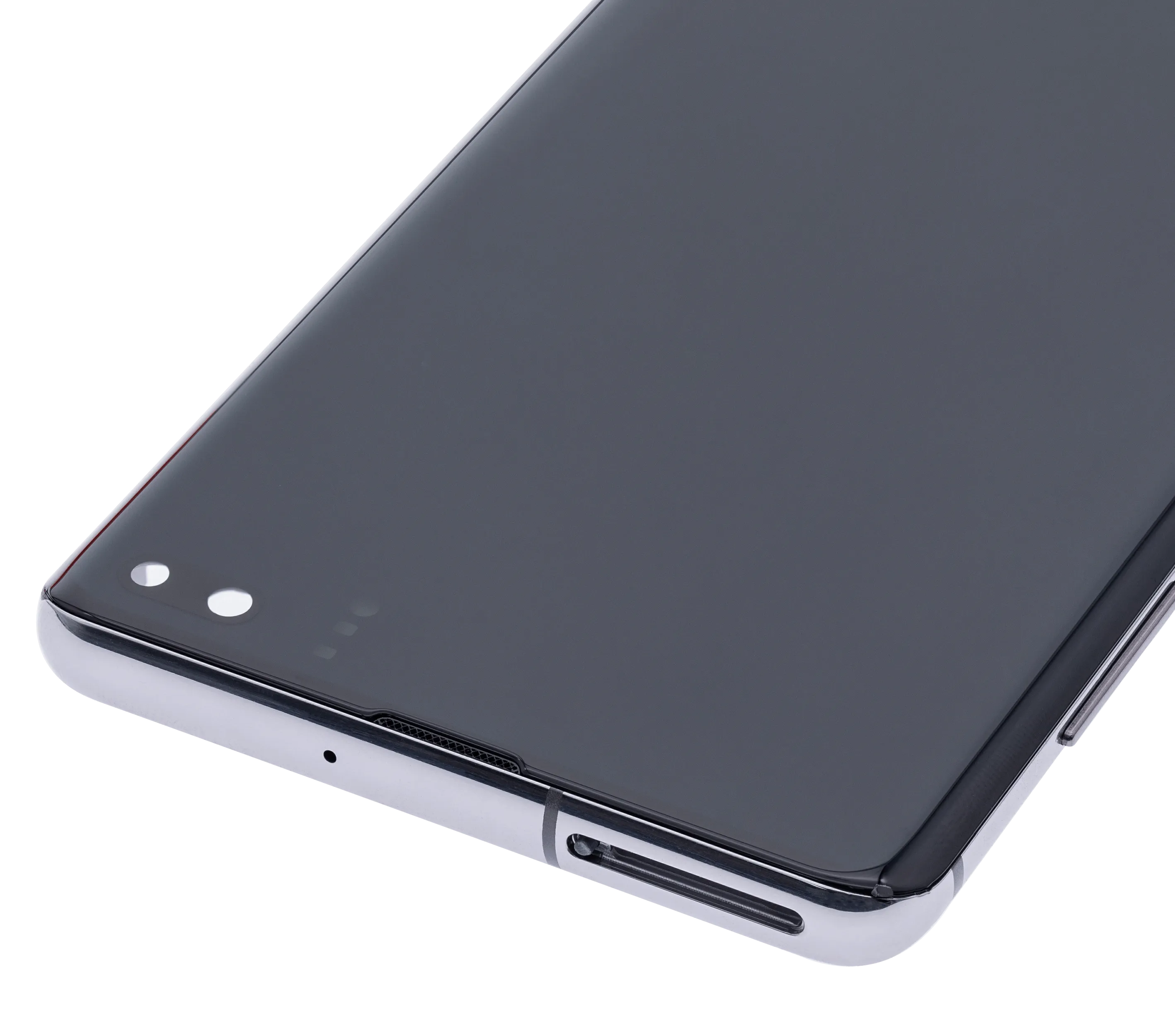 OLED-Display mit Rahmen für Samsung Galaxy S10 Plus (Aftermarket Plus) (Prism / Ceramic Black)