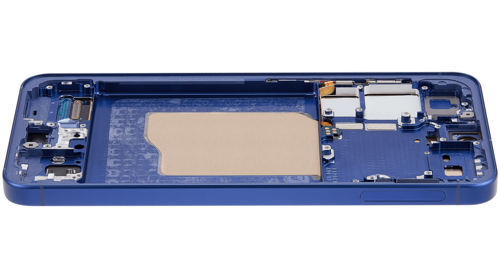 OLED-Display mit Rahmen für Samsung Galaxy S25 5G (US & International) (Aftermarket Plus) (Navy)
