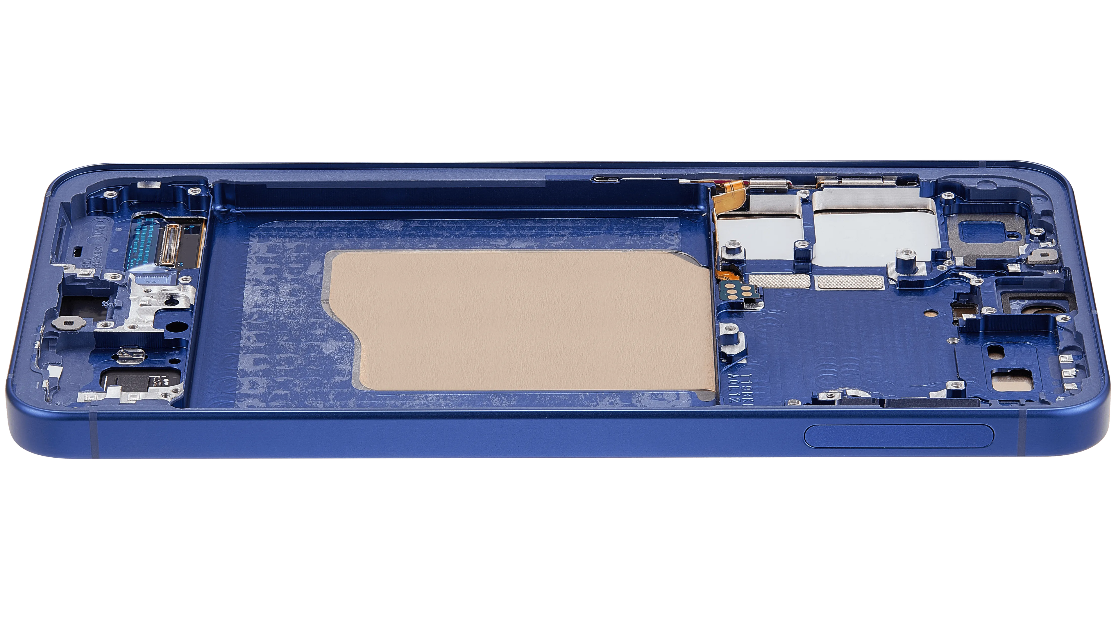 OLED-Display mit Rahmen für Samsung Galaxy S25 5G (US & International) (Aftermarket Plus) (Navy)