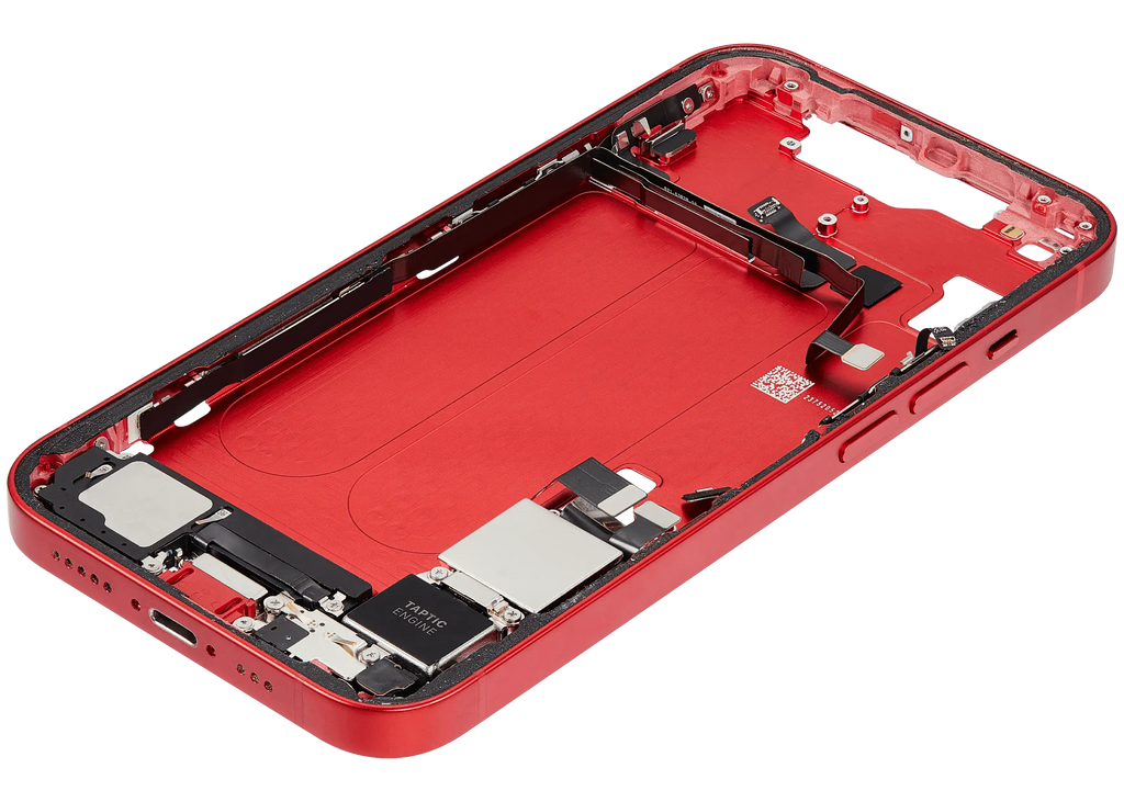 Original Apple-Ausbau C gebraucht – iPhone 14 US Version Rahmen Rot