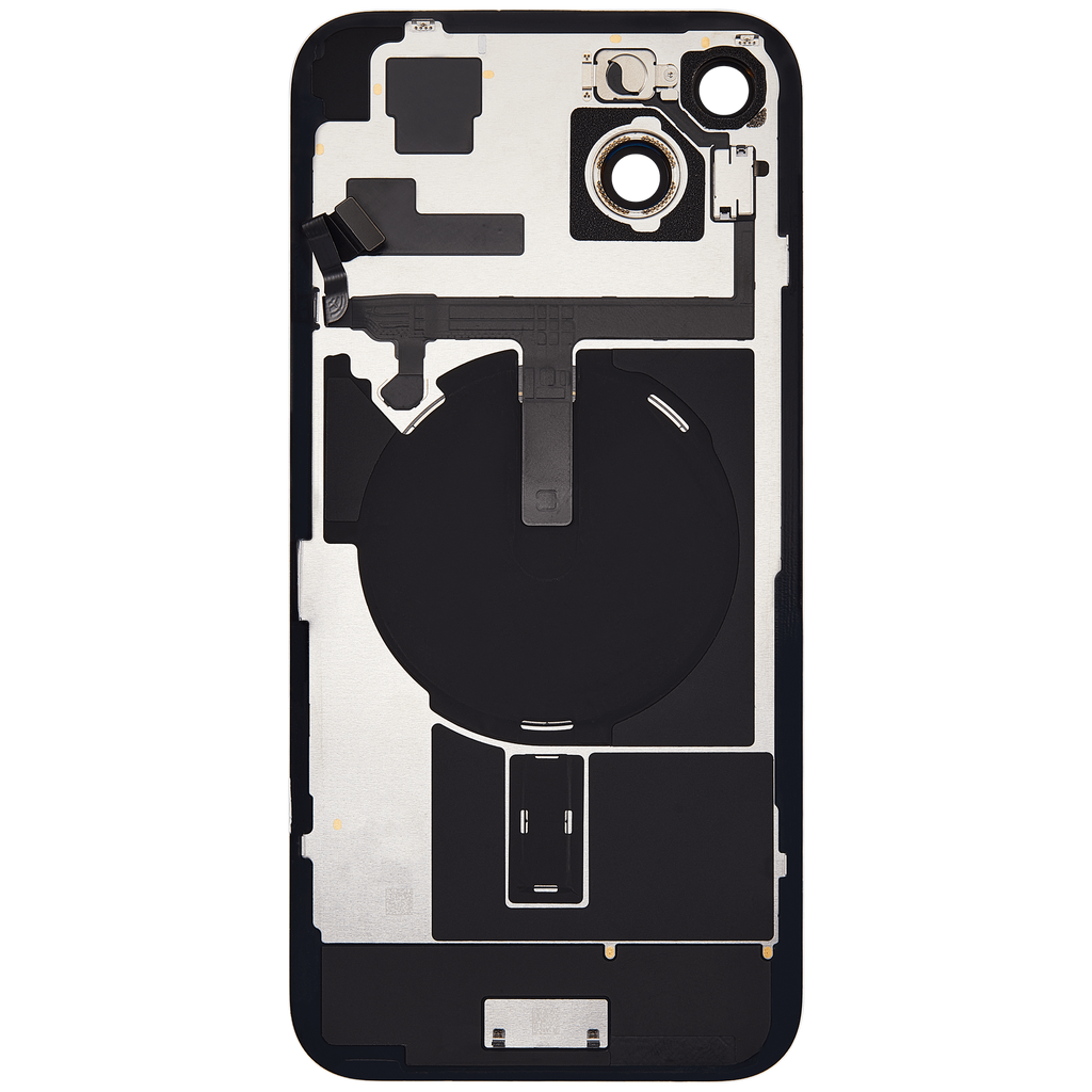 Backcover mit MagSafe Magnet & NFC & Blitz-Flexkabel für iPhone 15 Plus (gebrauchter OEM-Ausbau, Qualität A) (Grün)