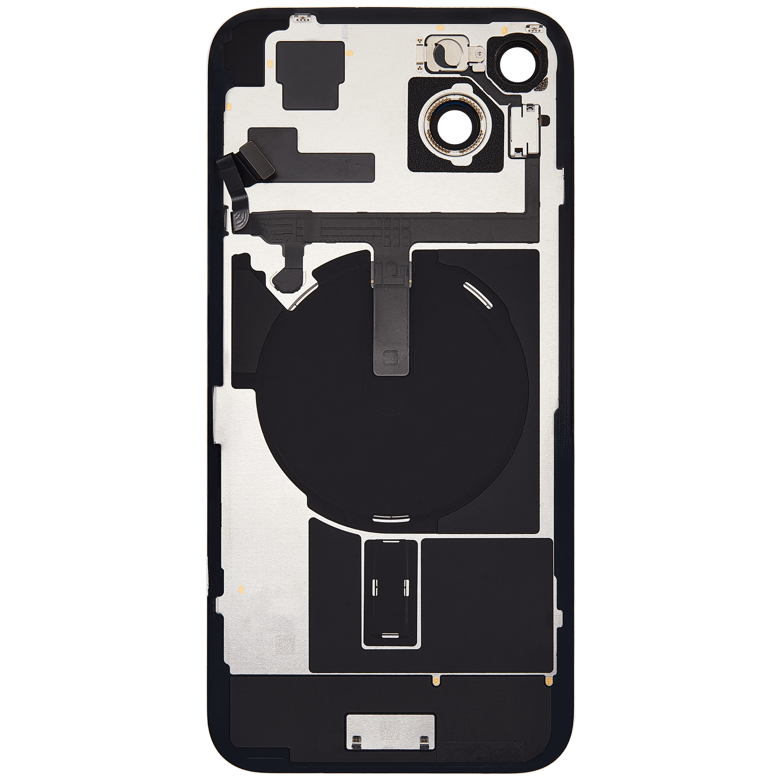 Backcover mit MagSafe Magnet & NFC & Blitz-Flexkabel für iPhone 15 Plus (gebrauchter OEM-Ausbau, Qualität A) (Grün)