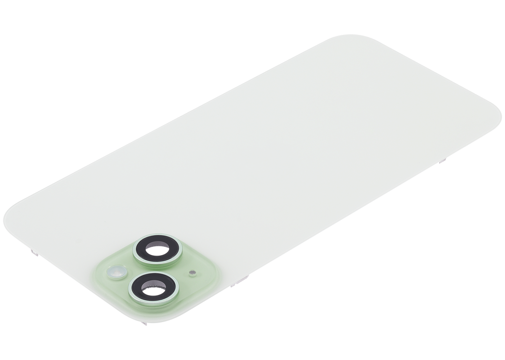 Backcover mit MagSafe Magnet & NFC & Blitz-Flexkabel für iPhone 15 Plus (gebrauchter OEM-Ausbau, Qualität A) (Grün)