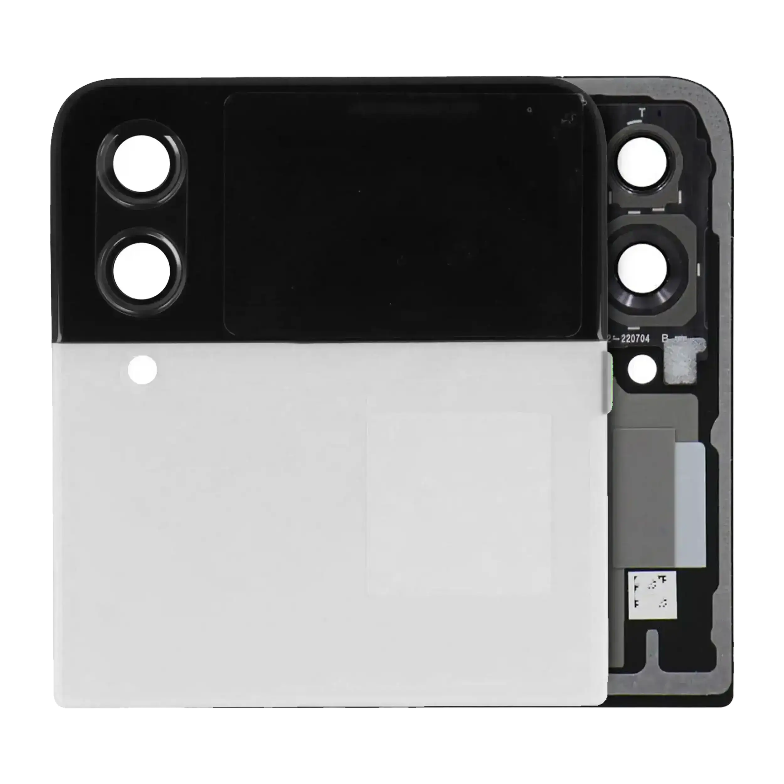 Outer OLED Display for Samsung Galaxy Z Flip 4 5G (US & International) (Service Pack) (White)