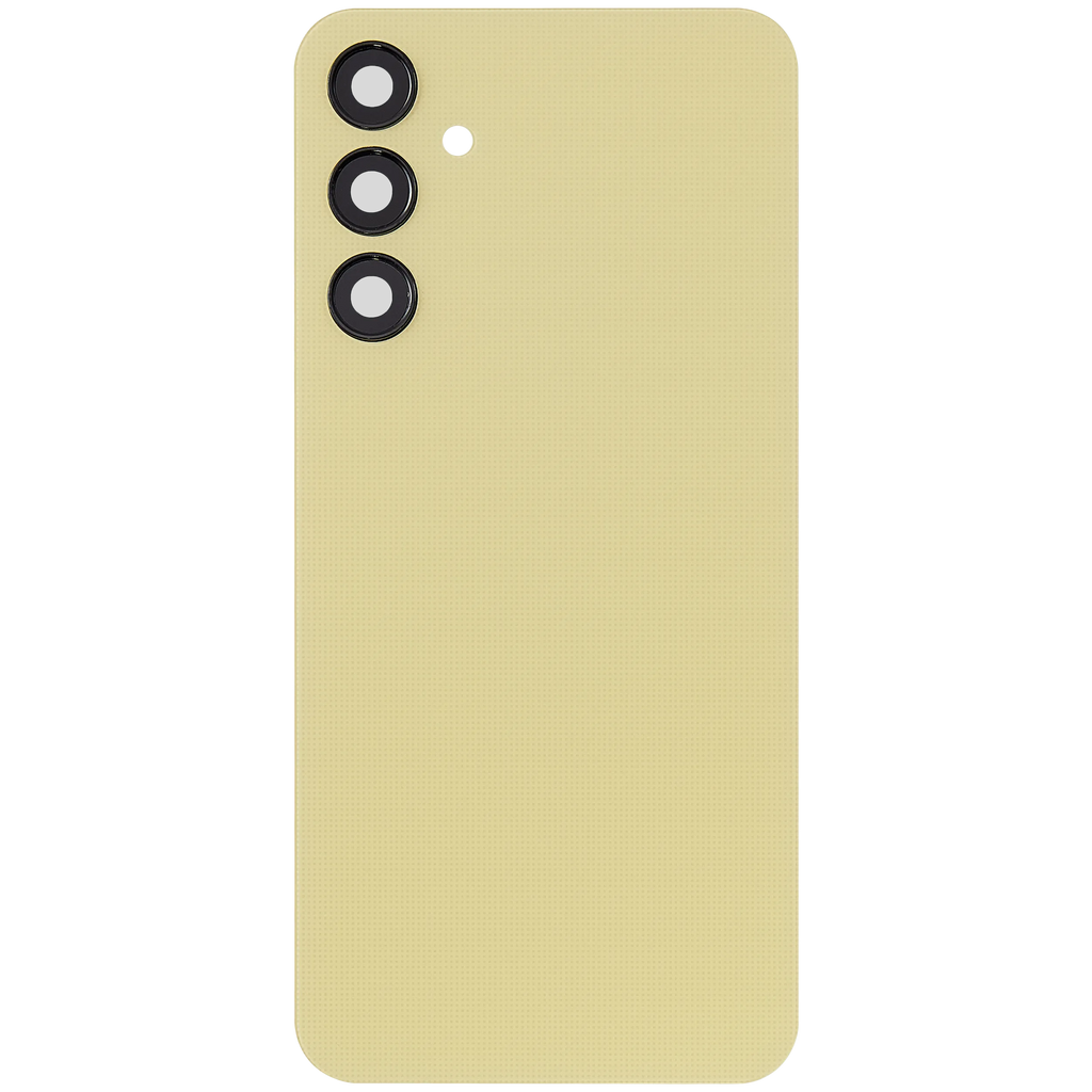 Backcover mit Camera Lens für Samsung Galaxy A25 5G (A256 / 2023) (ohne Logo) (Aftermarket Plus) (Personality Yellow)