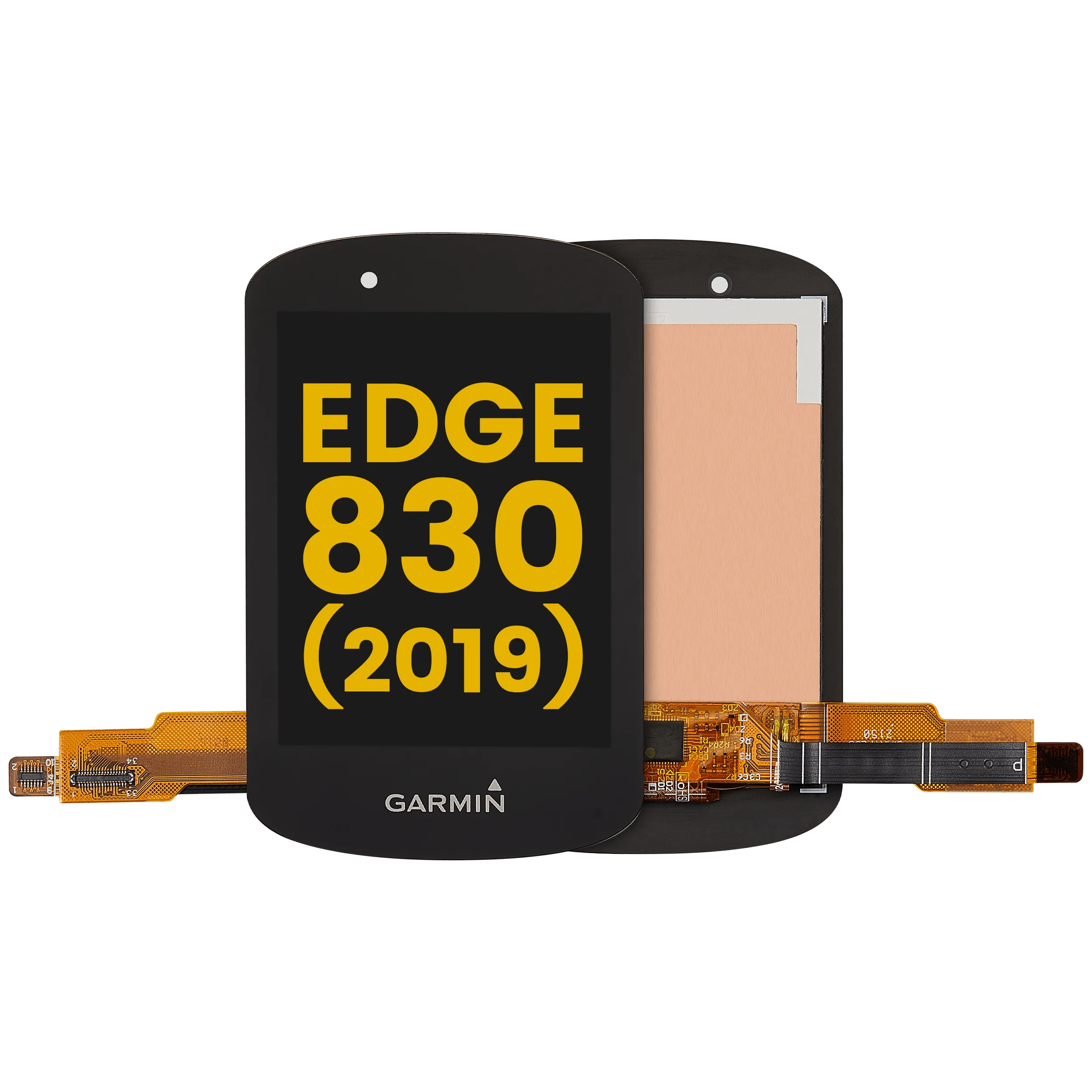 LCD-Display ohne Rahmen für Garmin Edge 830 (2019) (Premium) (Schwarz)