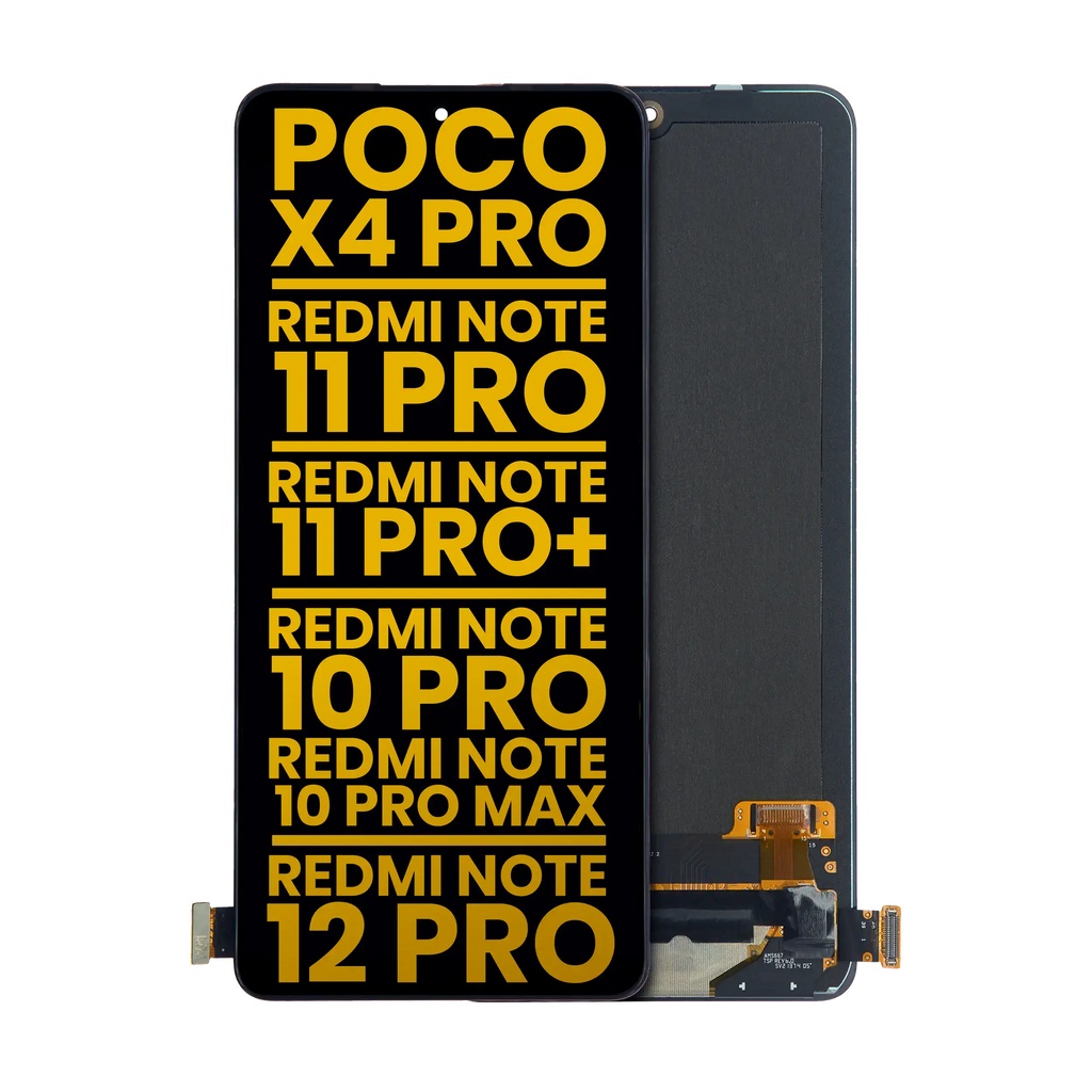 Xiaomi Poco X4 Pro 5G / Redmi Note 11 Pro OLED-Display ohne Rahmen Refurbished