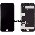 LCD-Display mit Stahlplatte für iPhone 8 Plus (Aftermarket: AQ7) (Schwarz)
