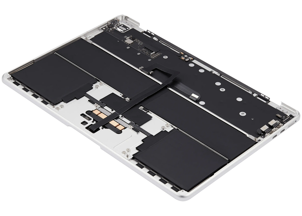 Topcase m. Akku u. Tastatur MacBook Air 13 A3240 US-Tastatur Silber Güte B